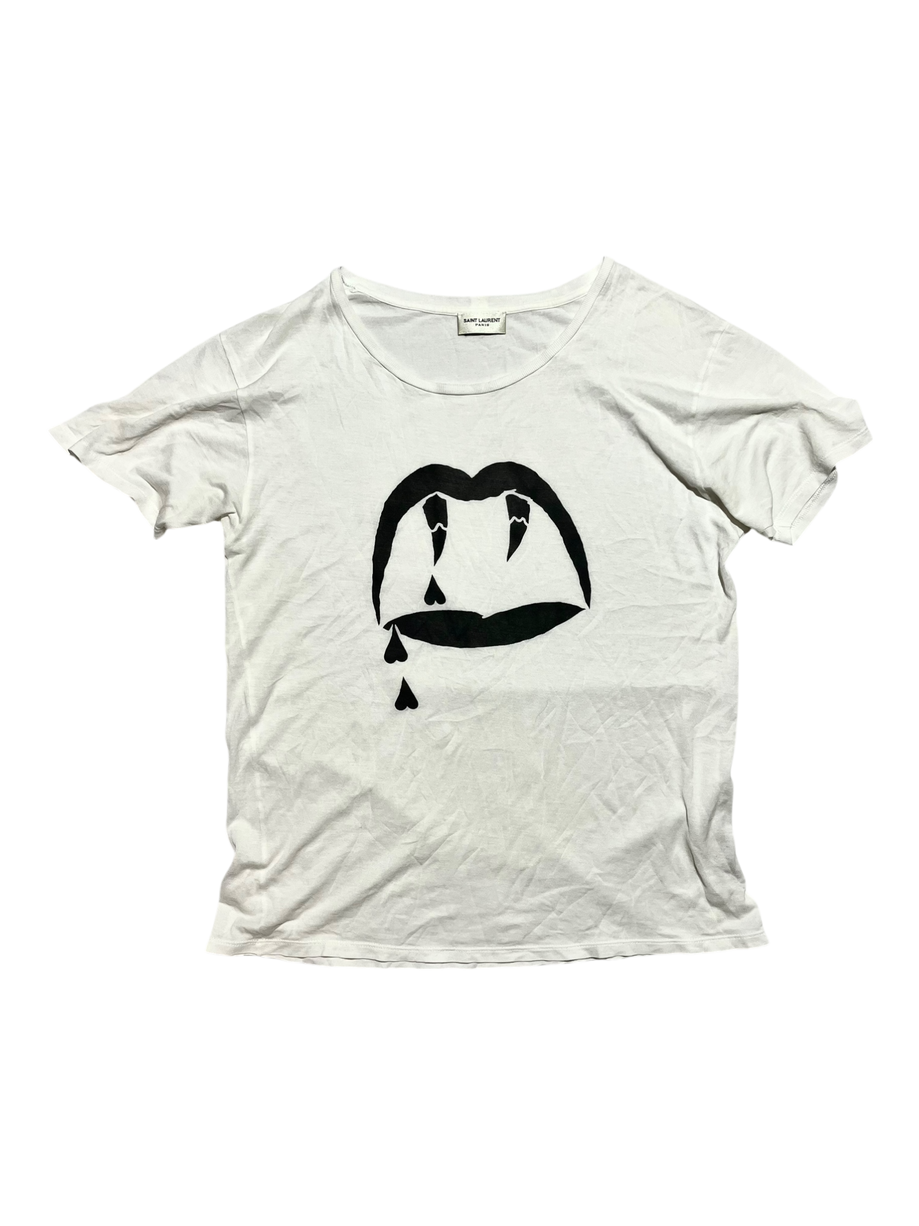トップス 16SS SAINT LAURENT PARIS T-shirt Hedi Saint Laurent Paris