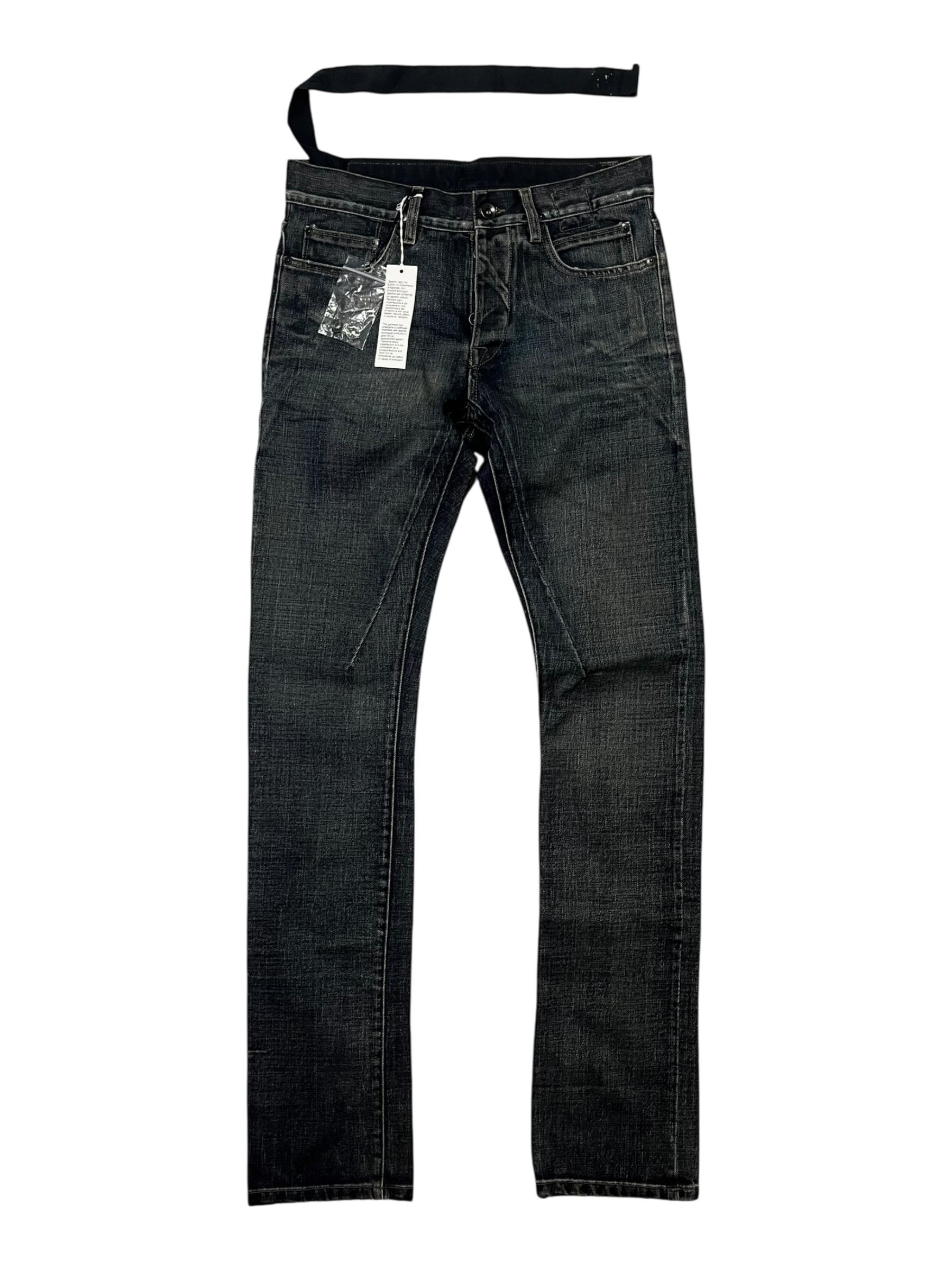 RICK OWENS DRKSHDW 'NEIL BLUE' OLD DETROIT CUT BLUE DENIM BRAND NEW WITH TAGS IN  W30