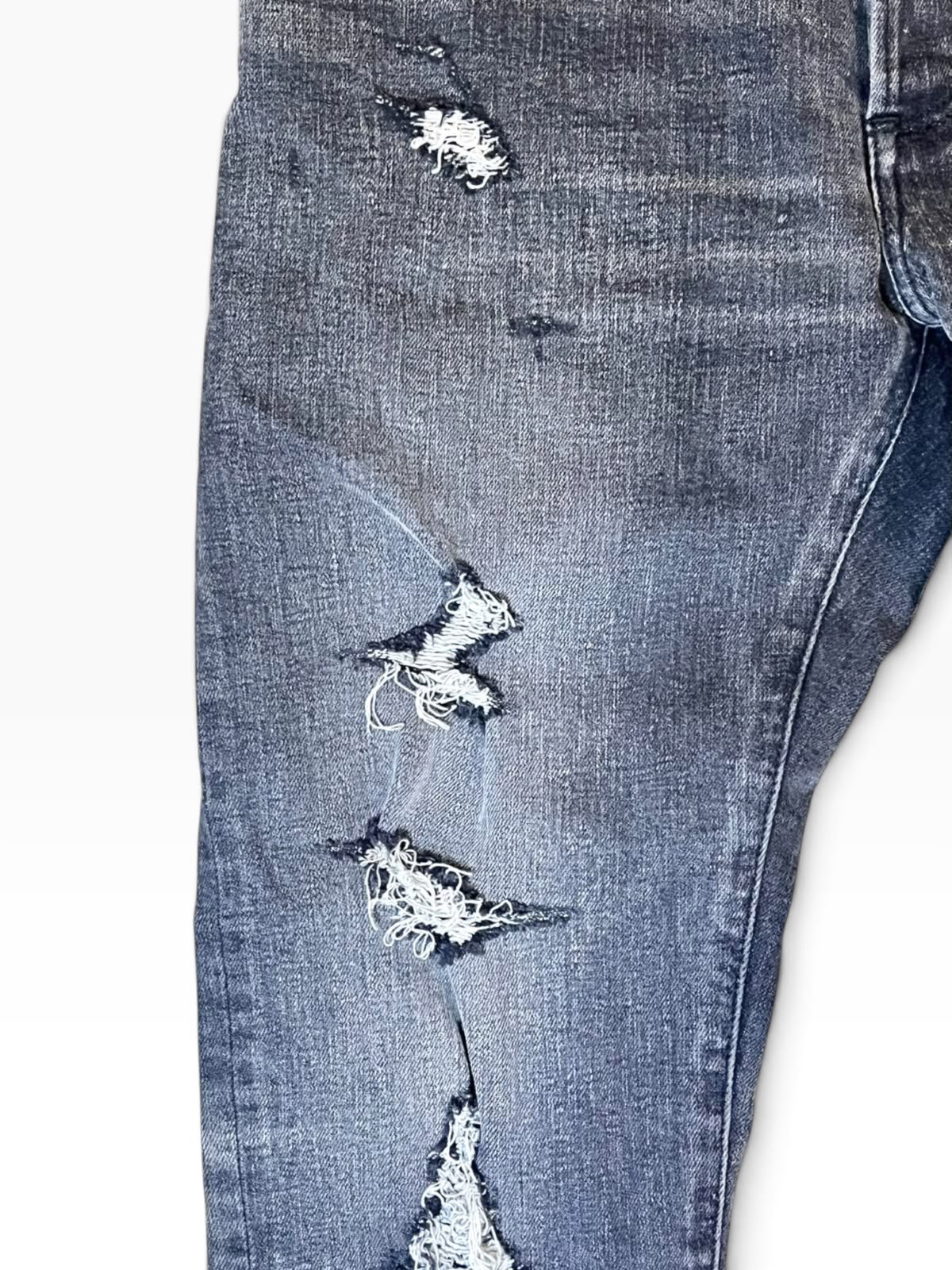 BALMAIN ROUSTEING BLOWOUT JEANS
