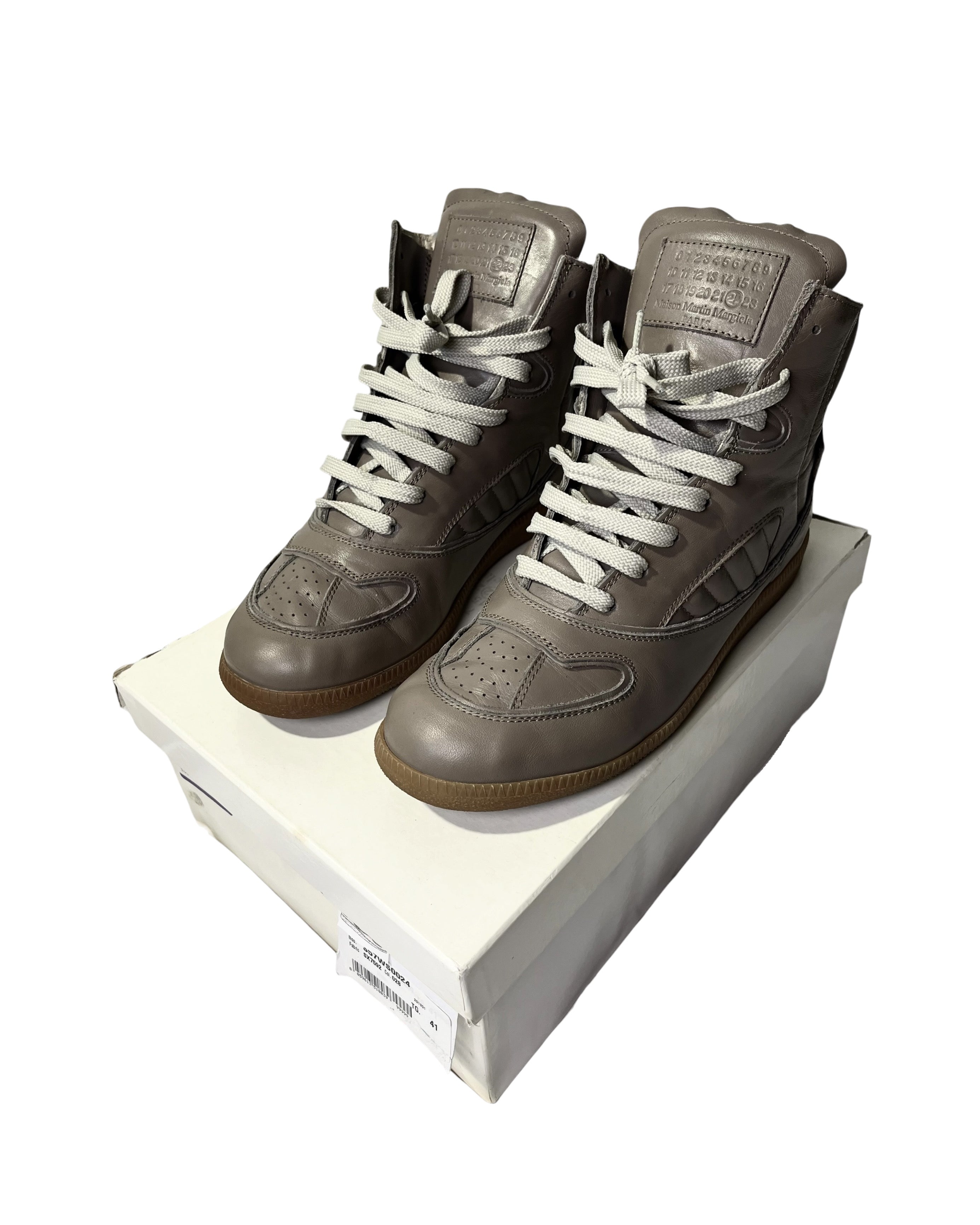 MAISON MARTIN MARGIELA  CADILLAC HIGH TOP SNEAKERS