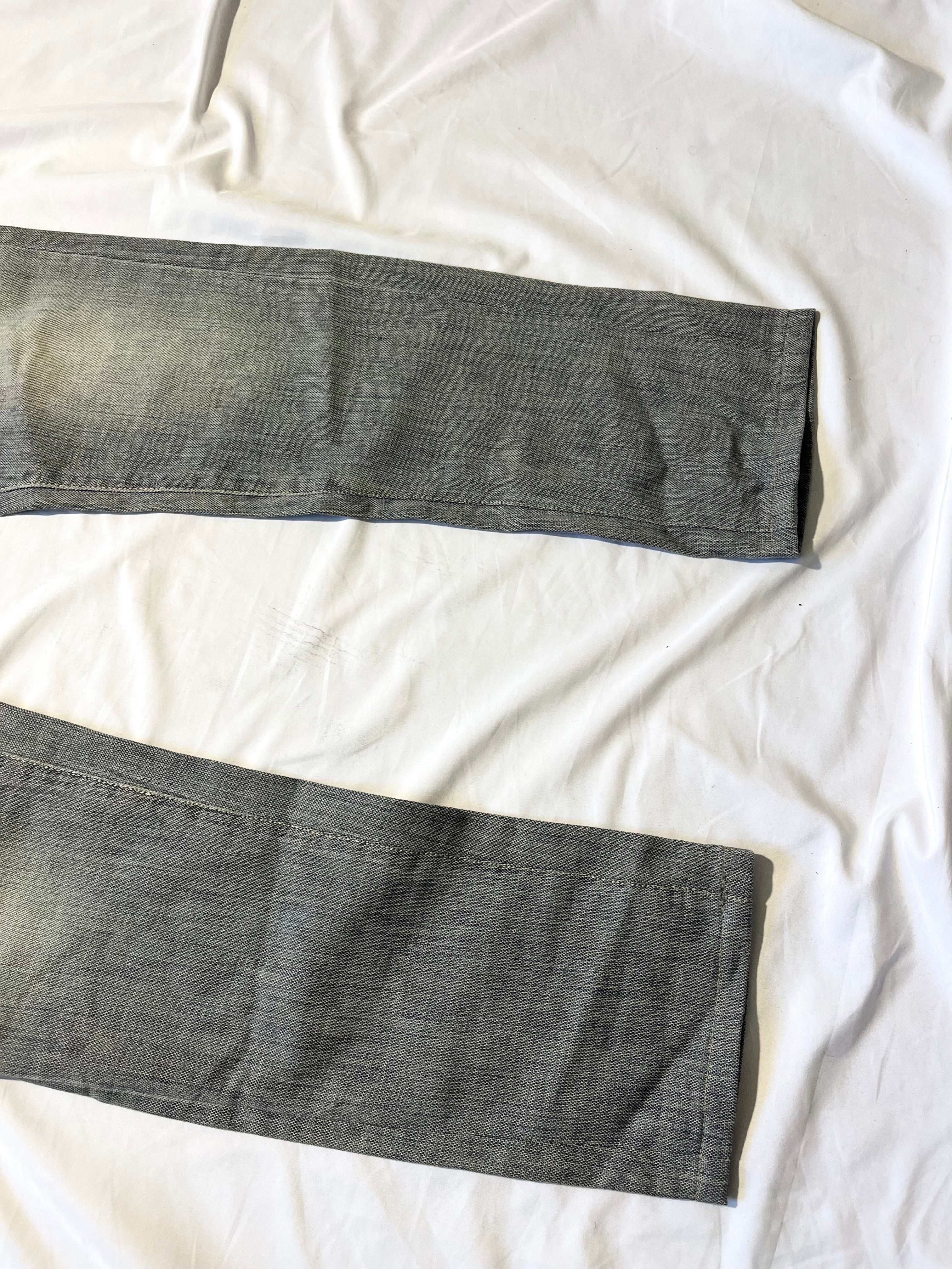 BALENCIAGA GREIGE WASH DENIM BY NICHOLAS GHESQUIRE
