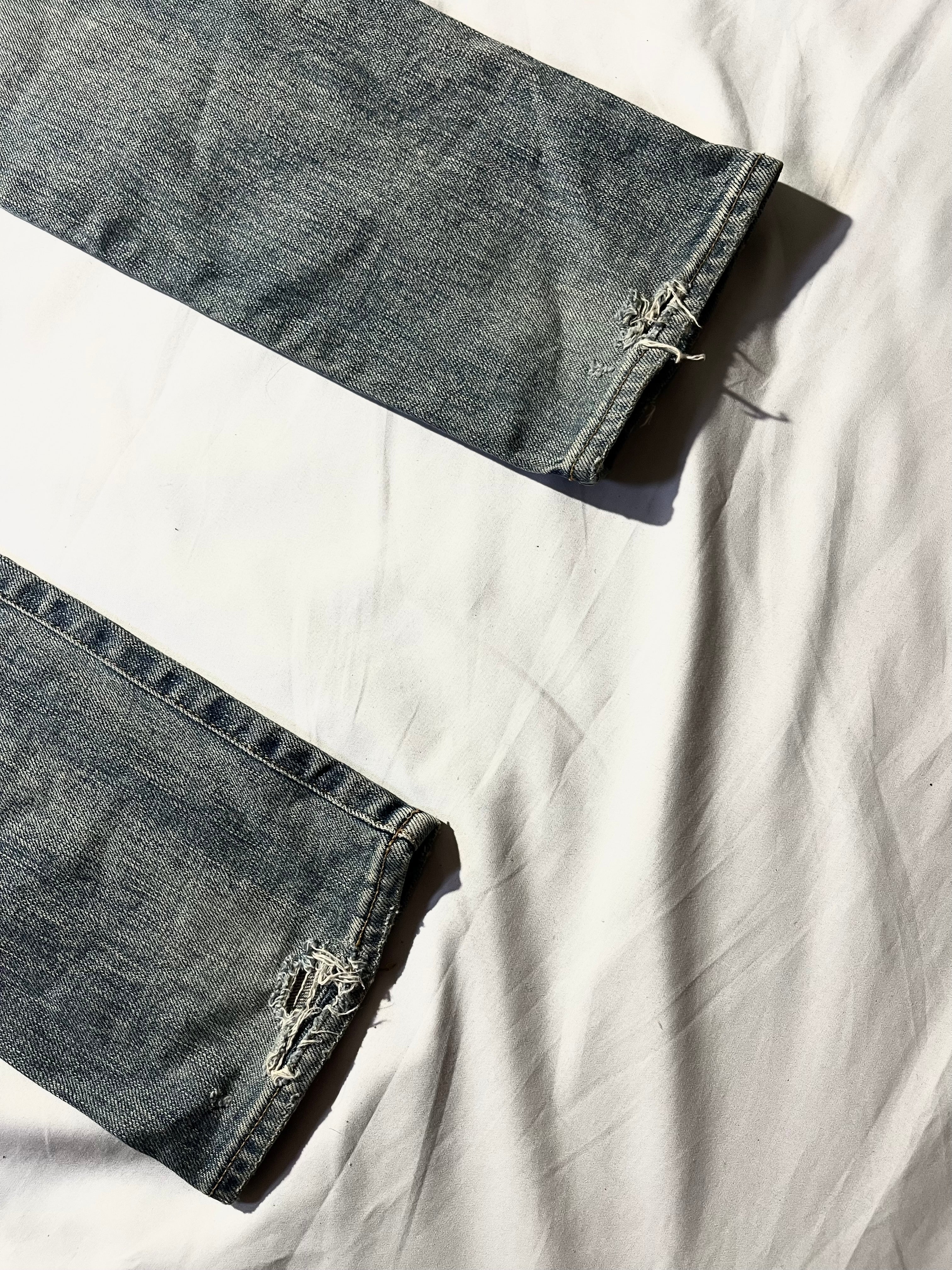 SAINT LAURENT D02 CRASH DENIM BY HEDI SLIMANE IN W29