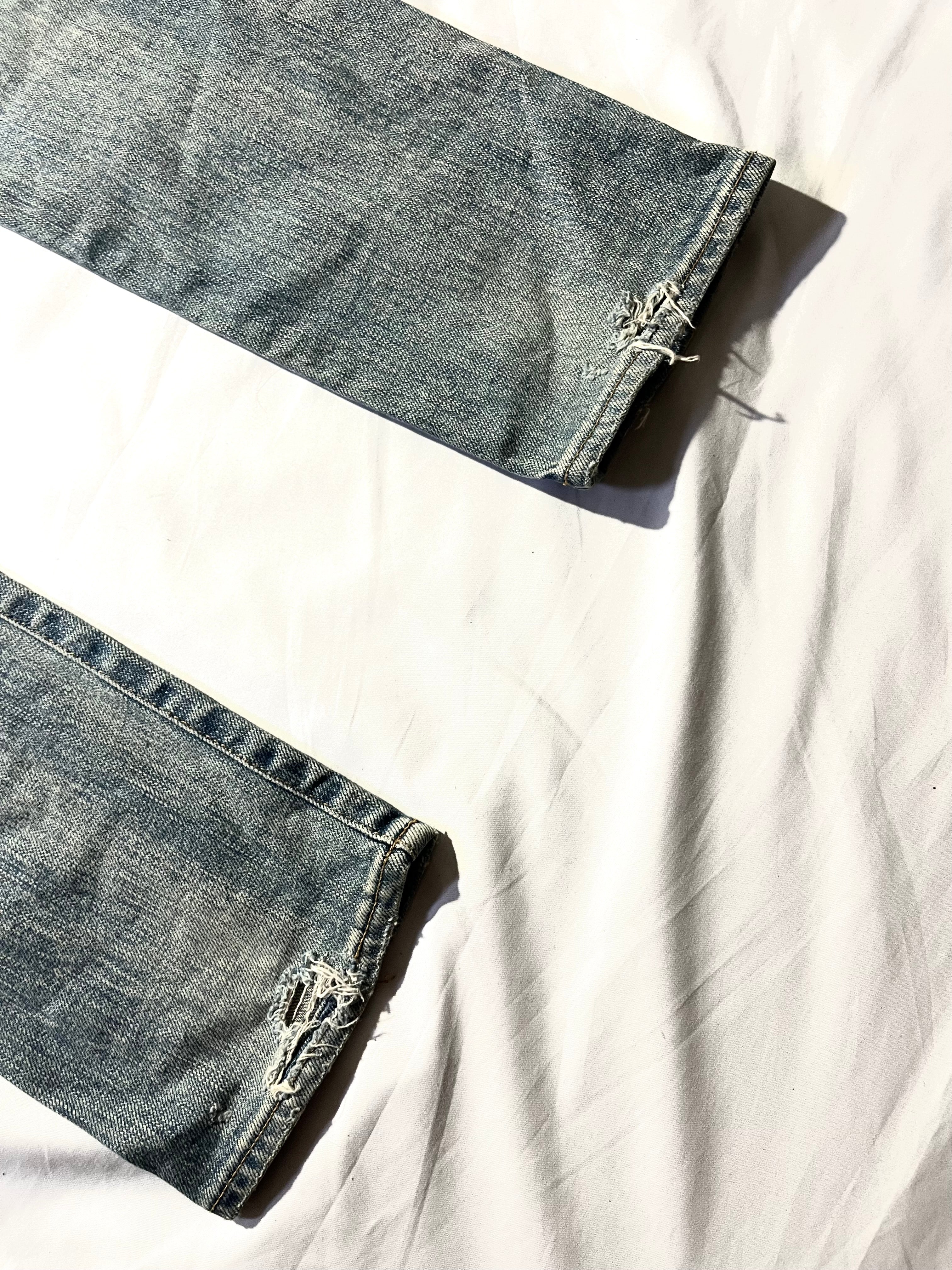 SAINT LAURENT D02 CRASH DENIM BY HEDI SLIMANE IN W29