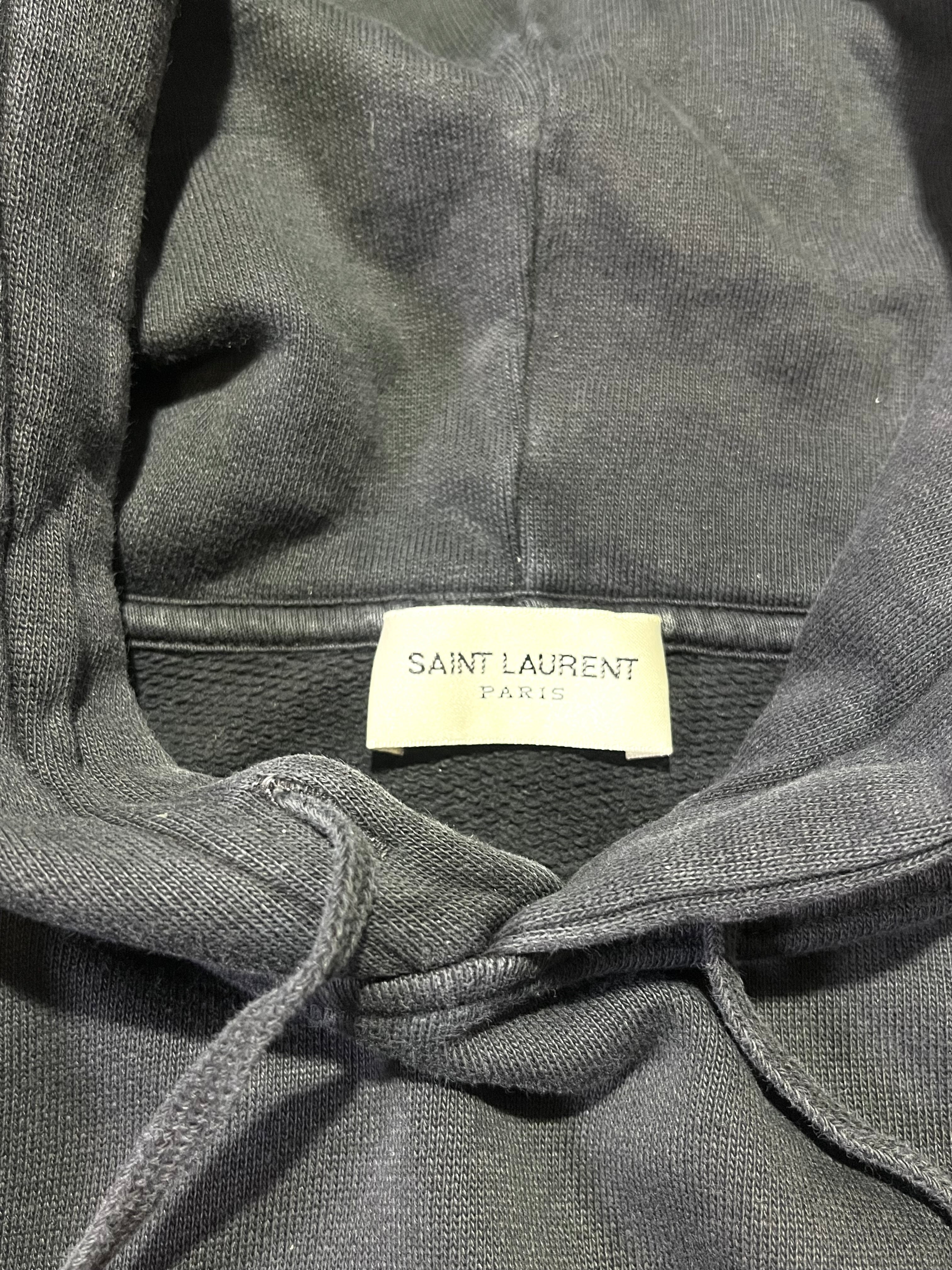 SAINT LAURENT PARIS SS19 MALIBU HOODIE BY HEDI SLIMANE