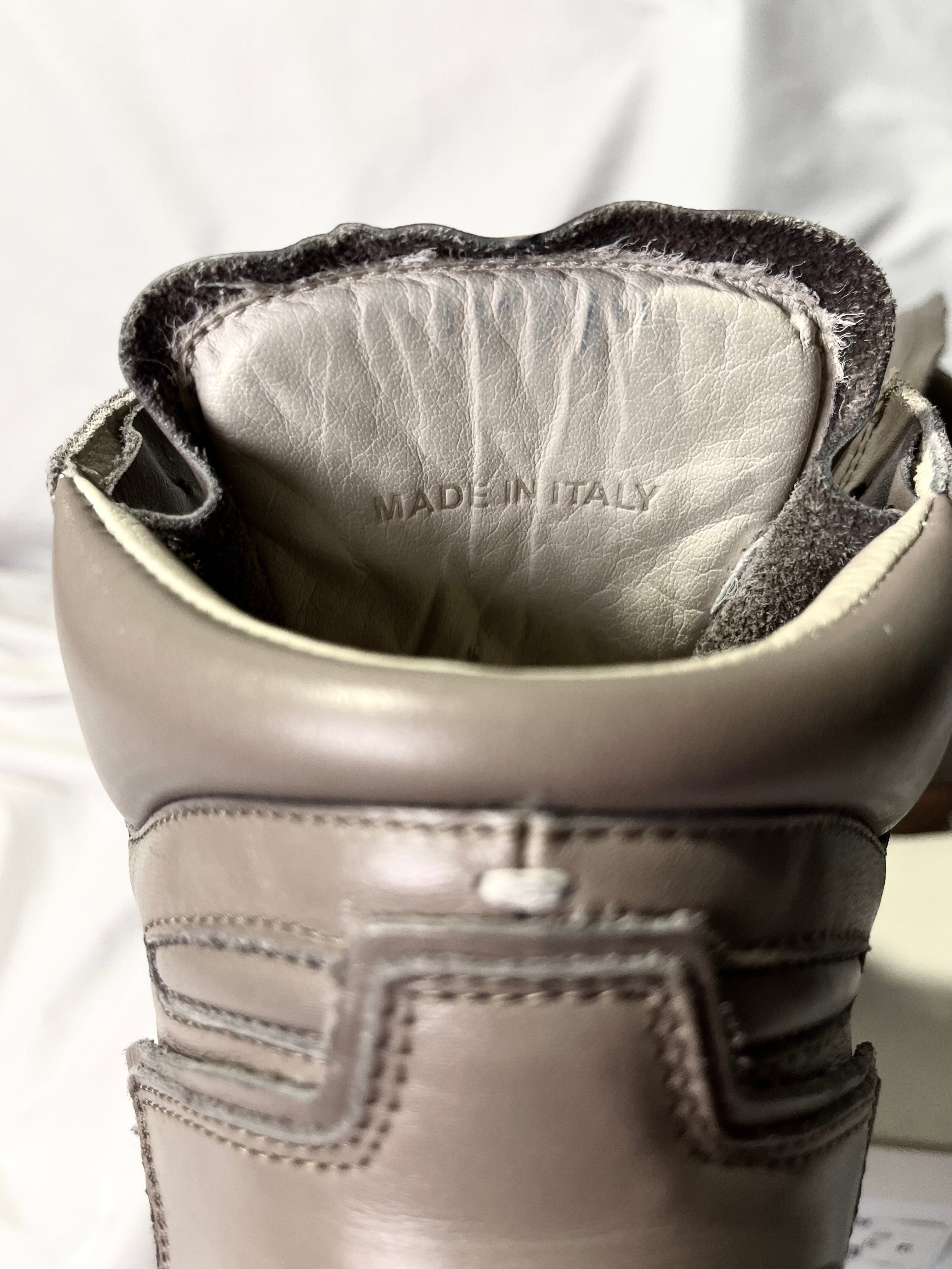 MAISON MARTIN MARGIELA  CADILLAC HIGH TOP SNEAKERS