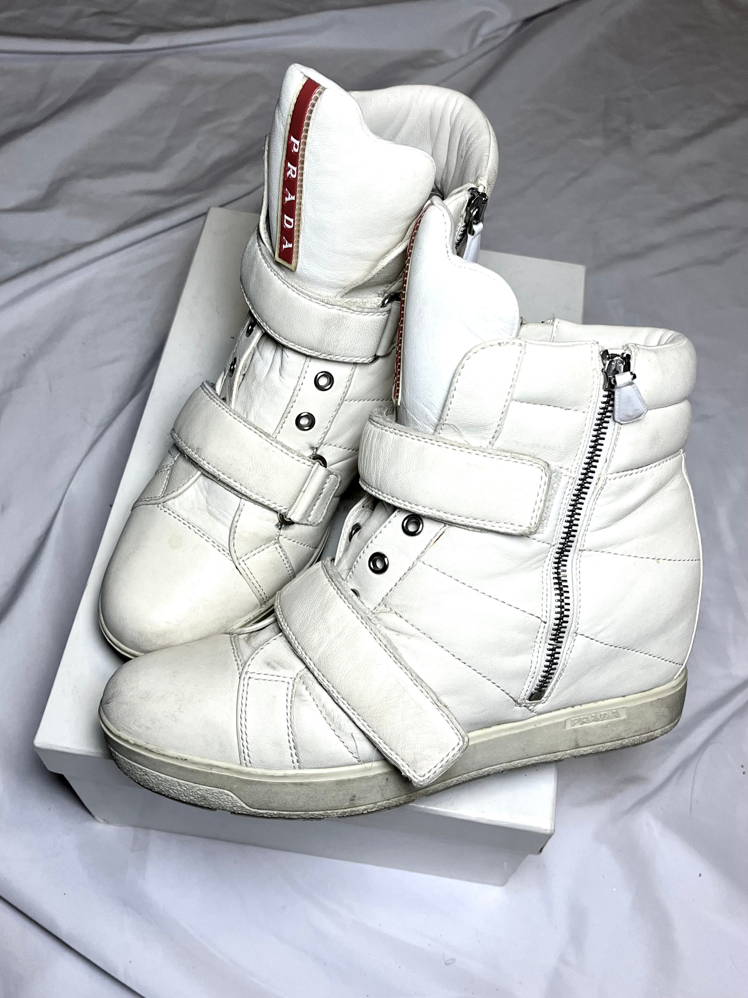 VINTAGE PRADA WEDGE SNEAKERS
