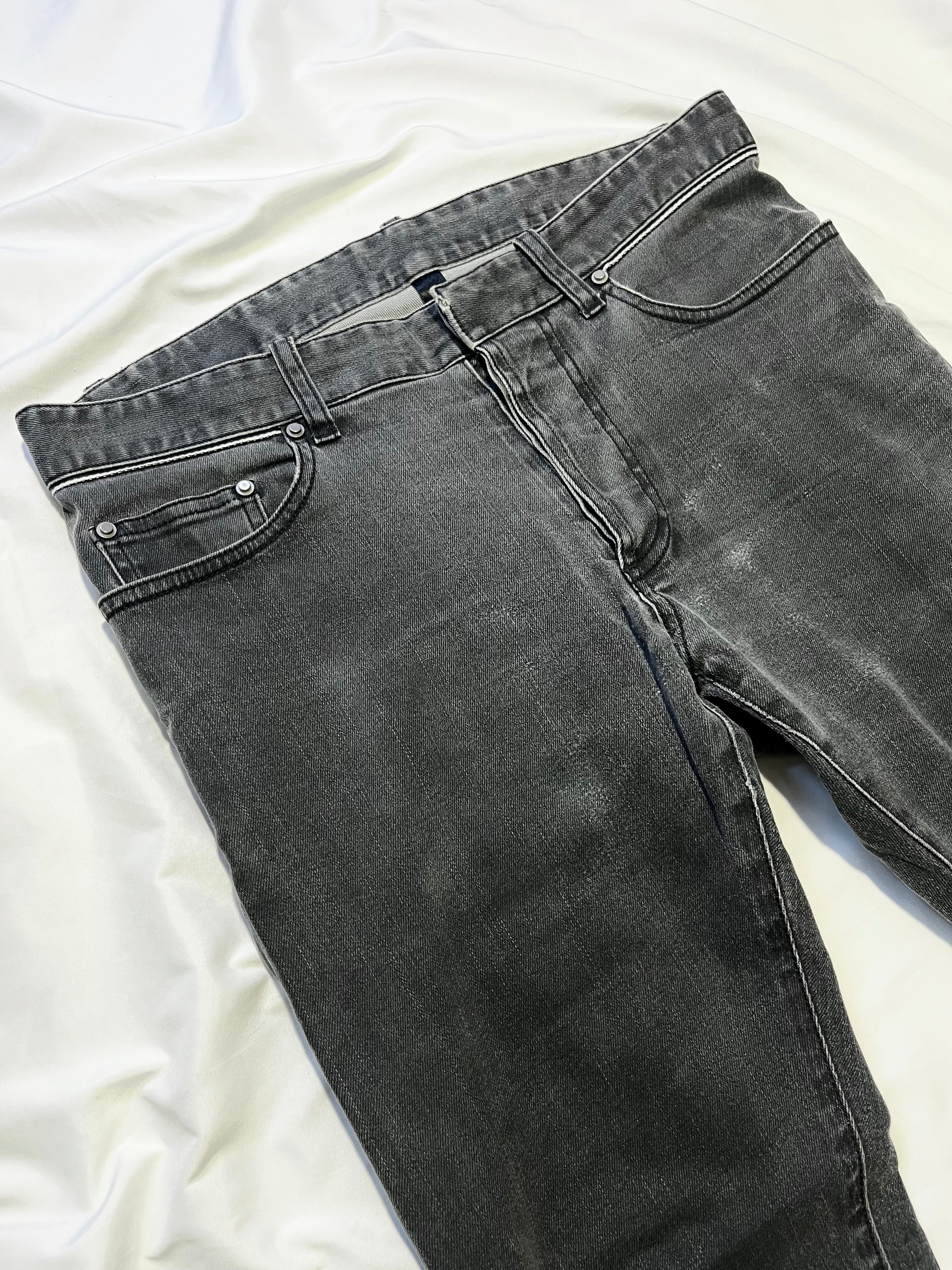 BALENCIAGA LINED WAISTBAND GREY DENIM BY ALEXANDER WANG