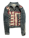 RALPH LAUREN DENIM & SUPPLY US FLAG DENIM TRUCKER JACKETS IN S