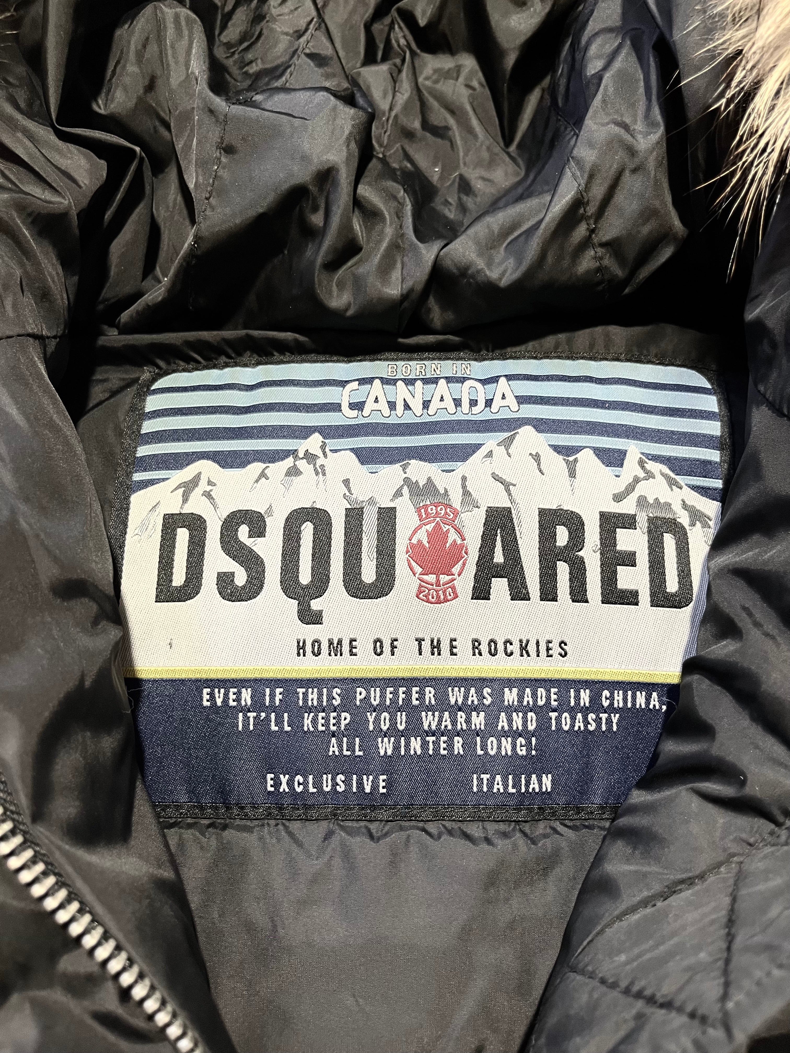 DSQUARED2 FW10 DRAWSTRINGS REAL FUR VEST