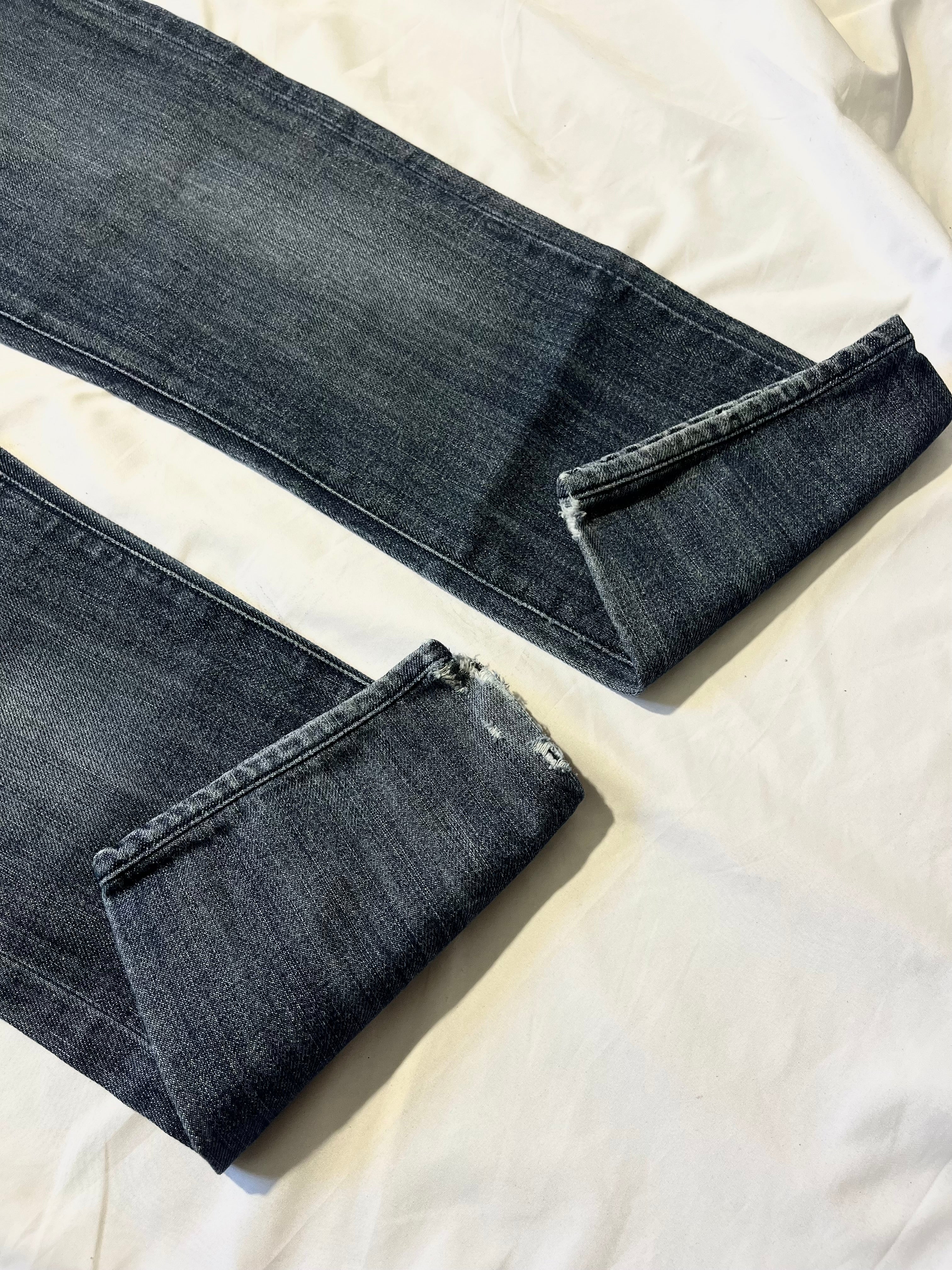 DIOR HOMME CUMMERBUND LEATHER WAISTBAND DENIM BY KRIS VAN ASSCHE