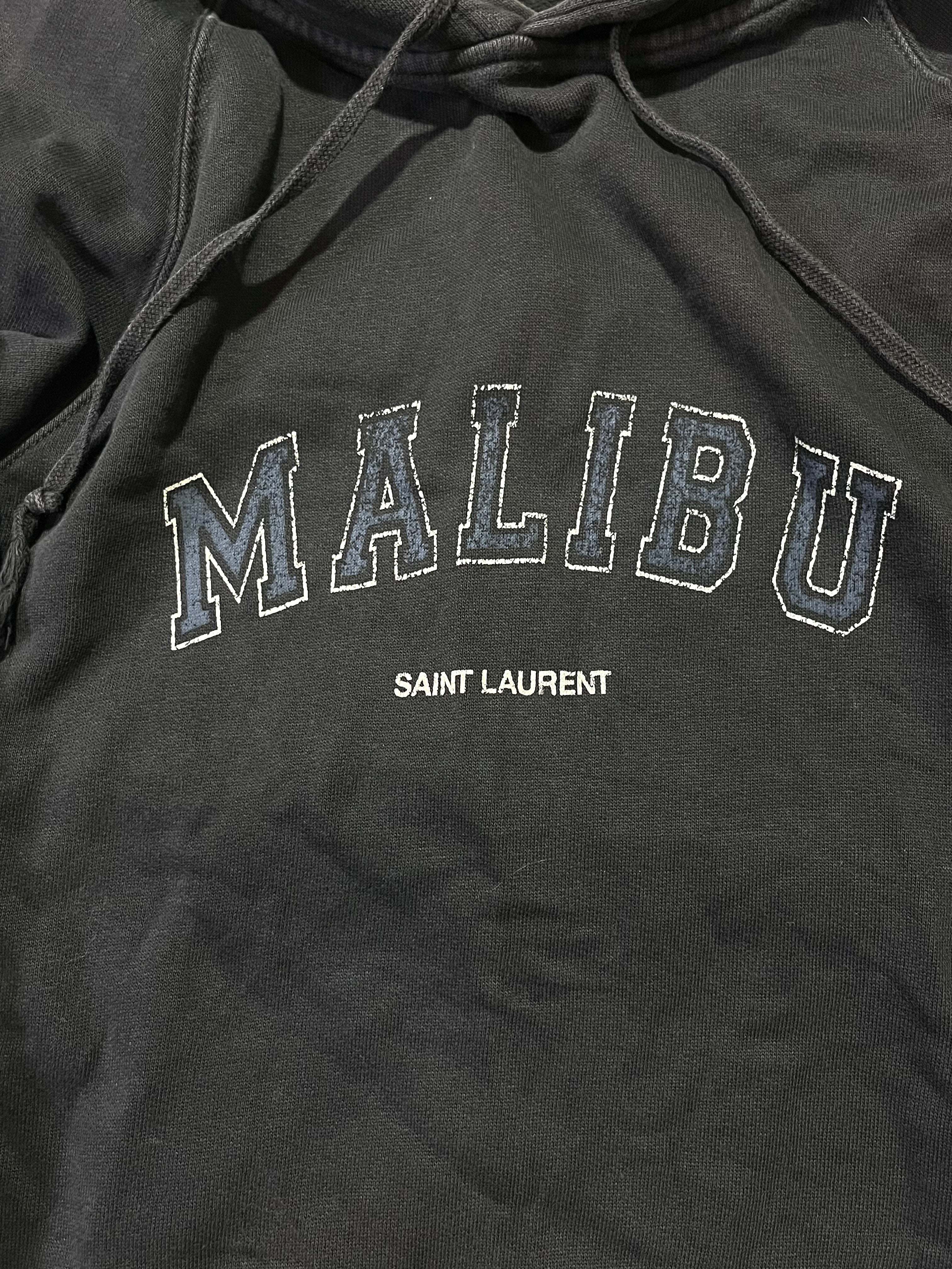 SAINT LAURENT PARIS SS19 MALIBU HOODIE BY HEDI SLIMANE