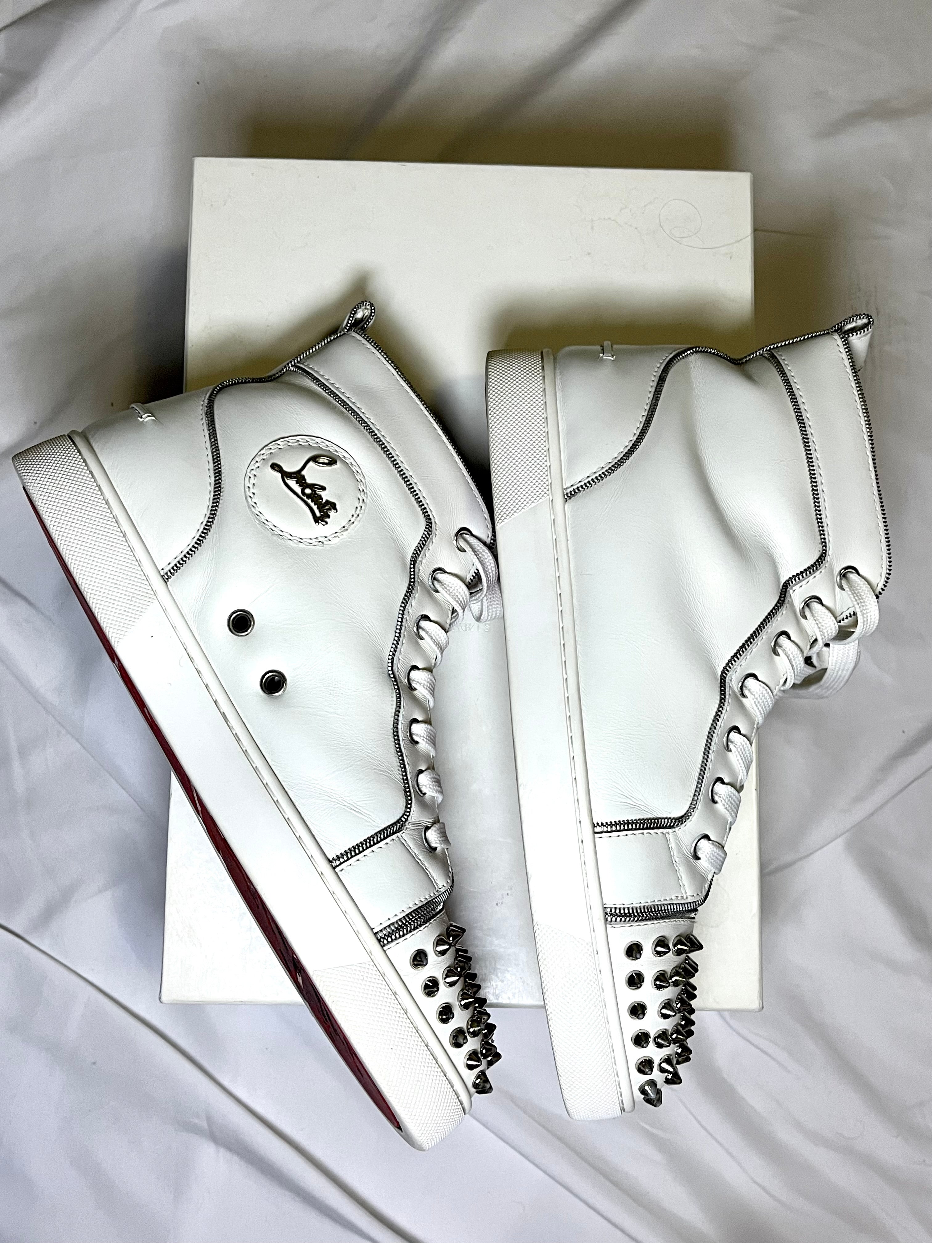CHRISTIAN LOUBUTIN SPIKE LEE SNEAKERS (HIGH)
