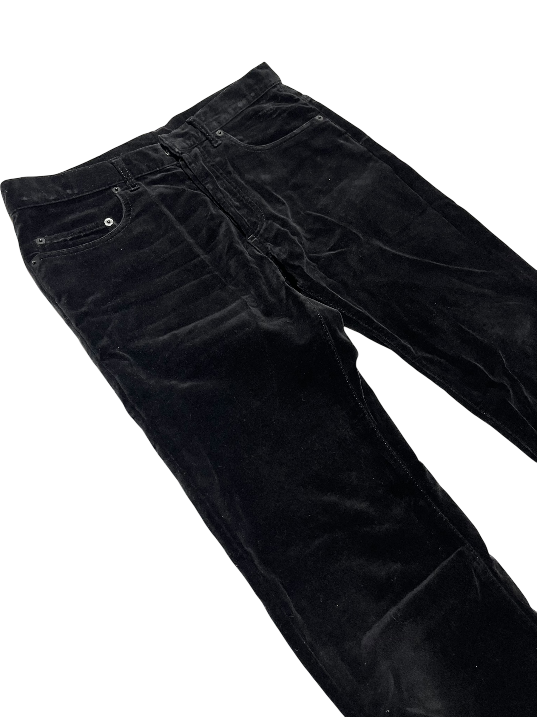 DIOR FW05 'IN THE MORNING' VELVET WHISKERED DENIM BY HEDI SLIMANE IN W29