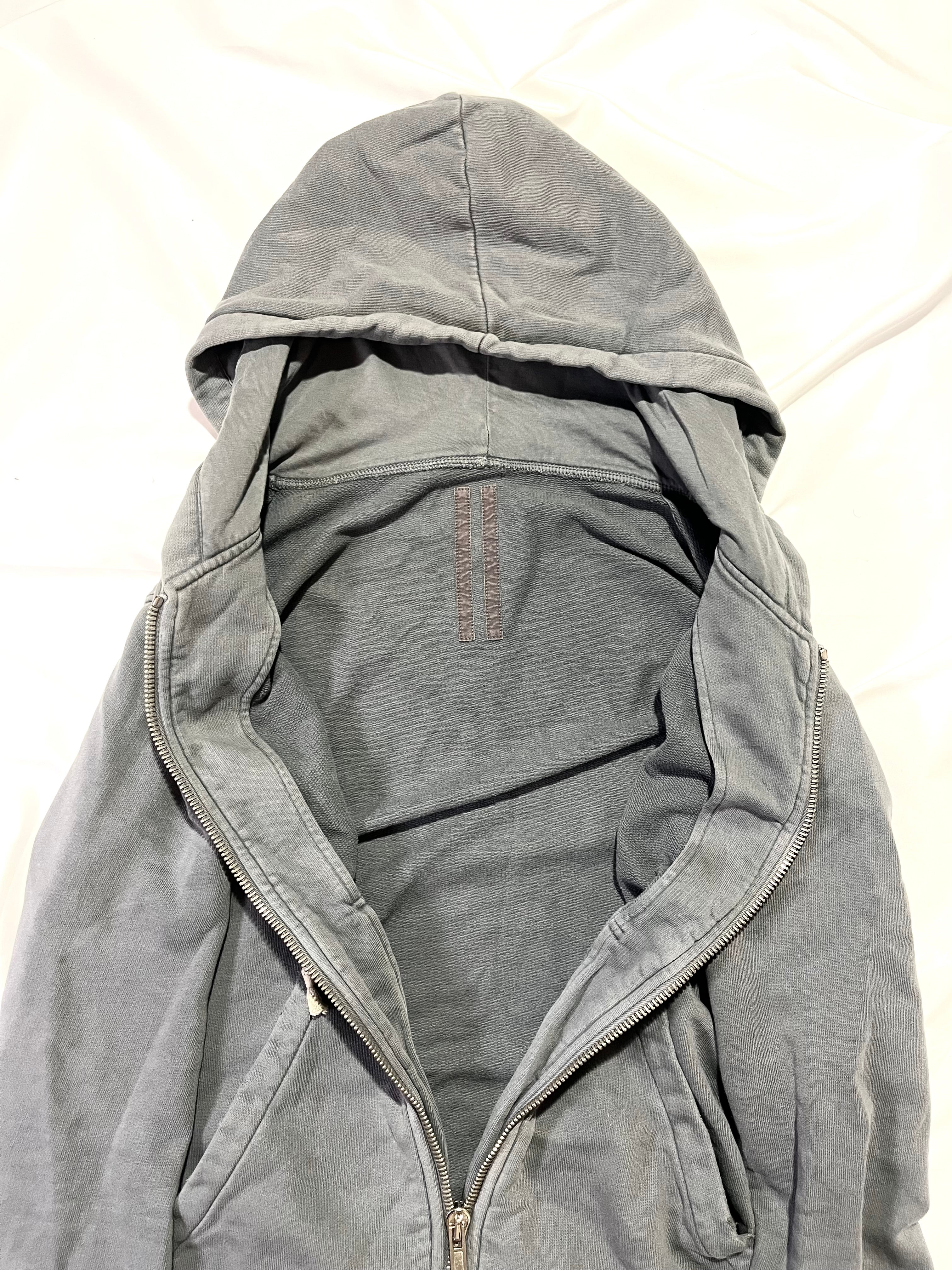 RICK OWENS OLMAR & MIRTA PETROL JASON HOODIE IN XS