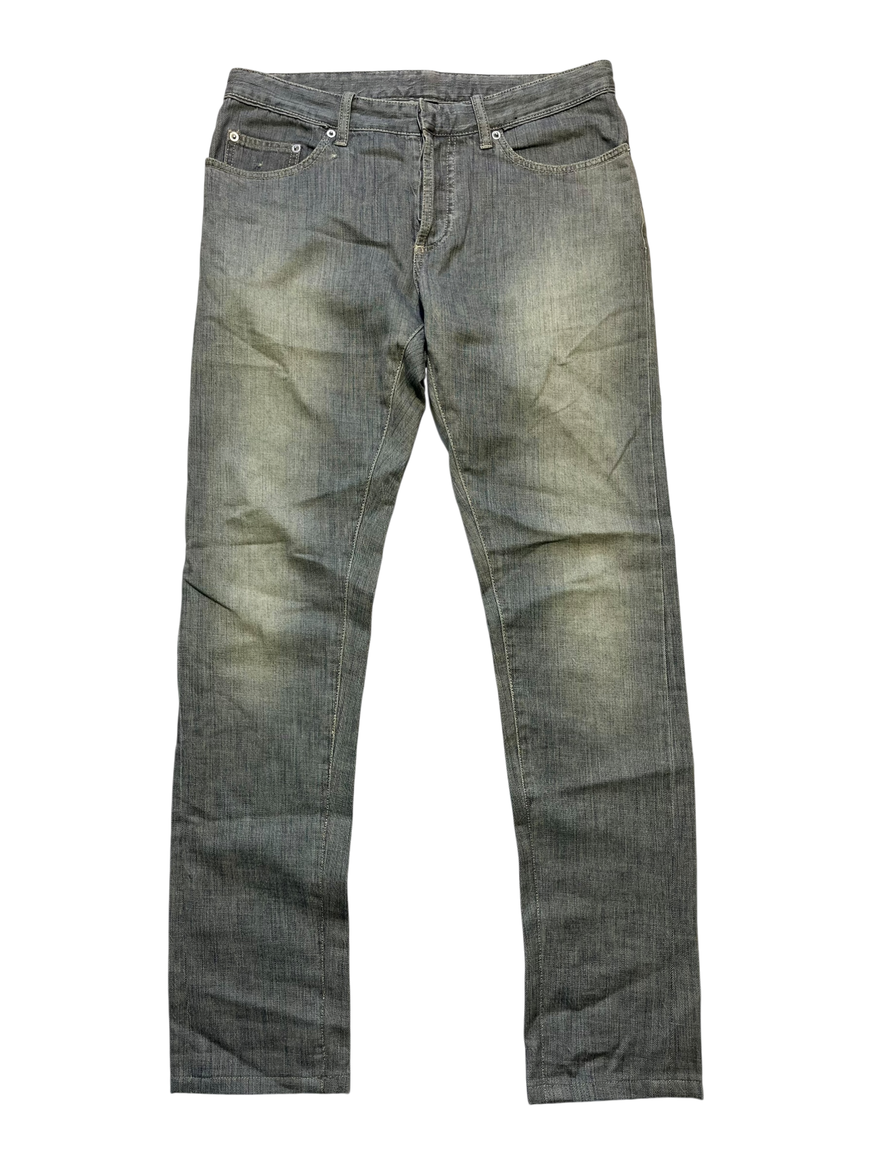 BALENCIAGA GREIGE WASH DENIM BY NICHOLAS GHESQUIRE