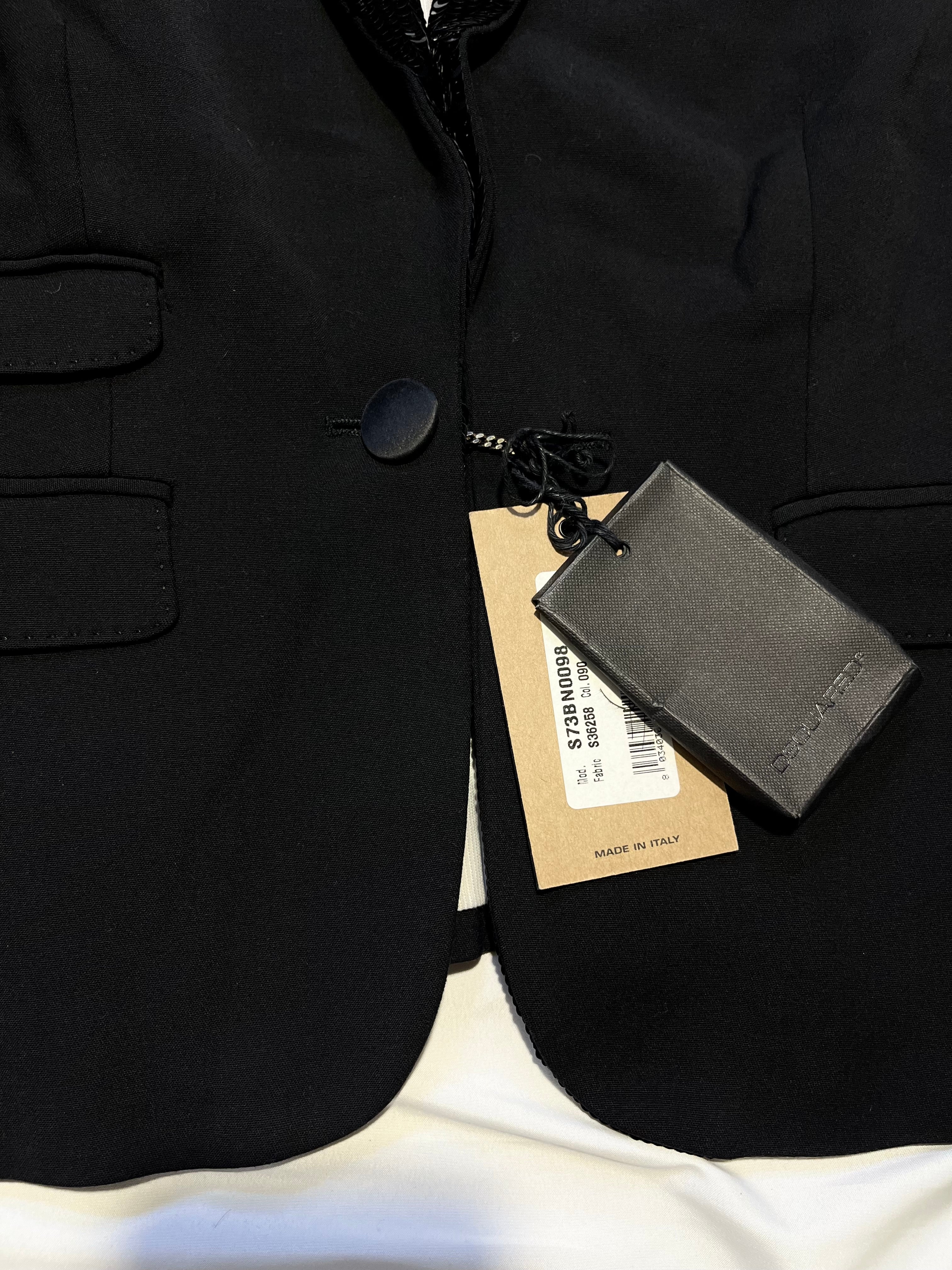 DSQUARED2 2010 RUNWAY SPARKLE BLAZER