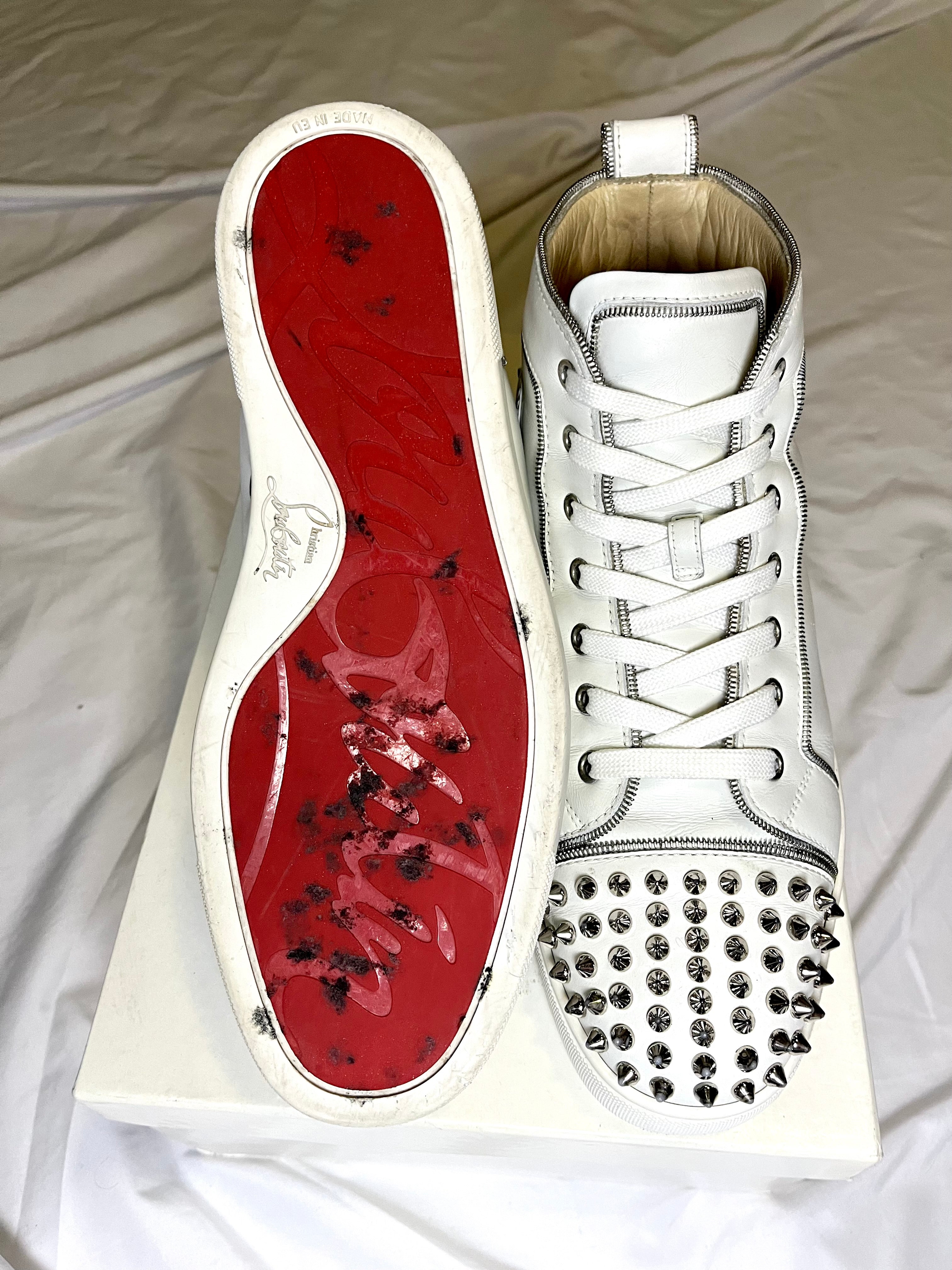 CHRISTIAN LOUBUTIN SPIKE LEE SNEAKERS (HIGH)