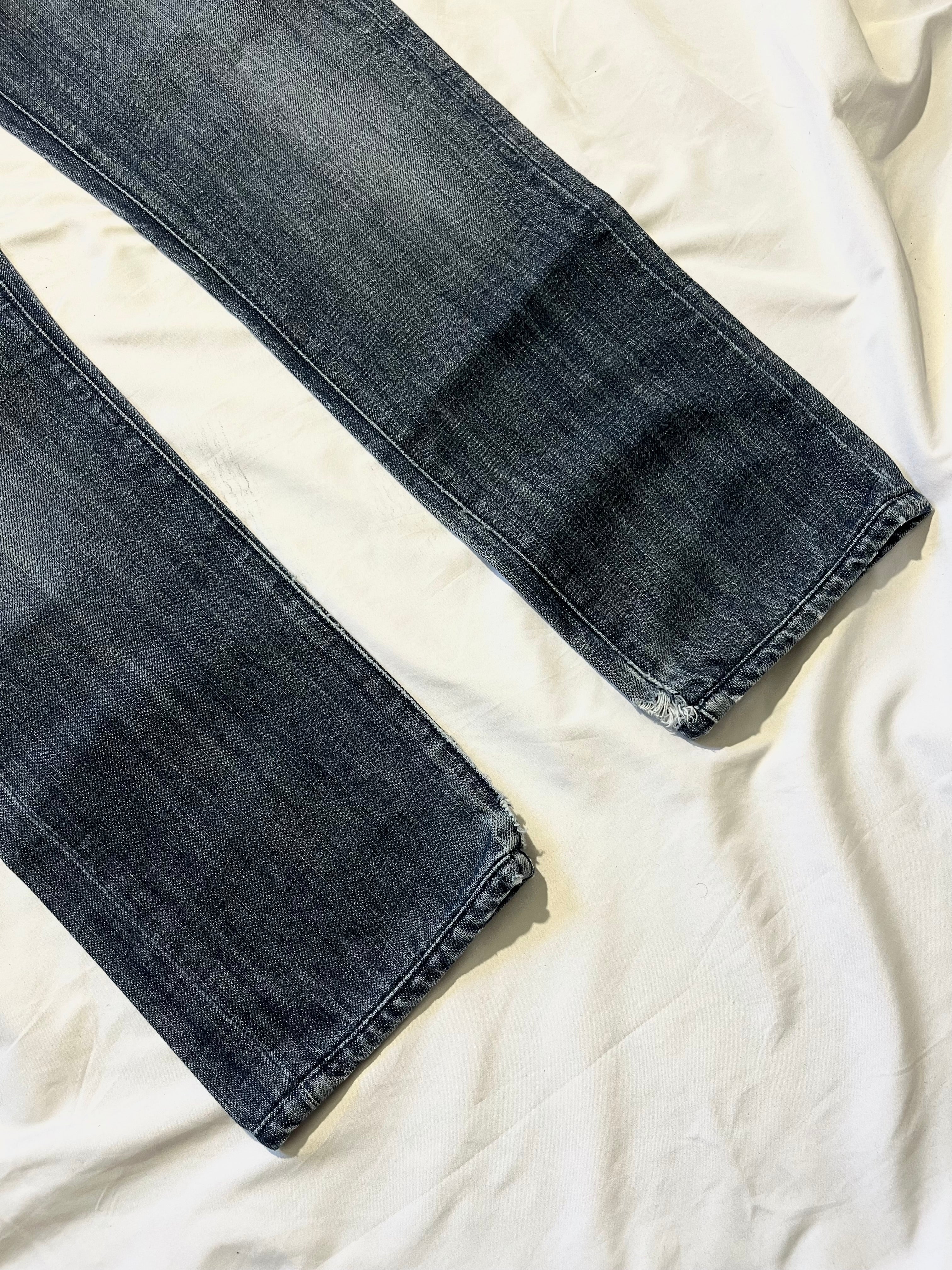 DIOR HOMME CUMMERBUND LEATHER WAISTBAND DENIM BY KRIS VAN ASSCHE