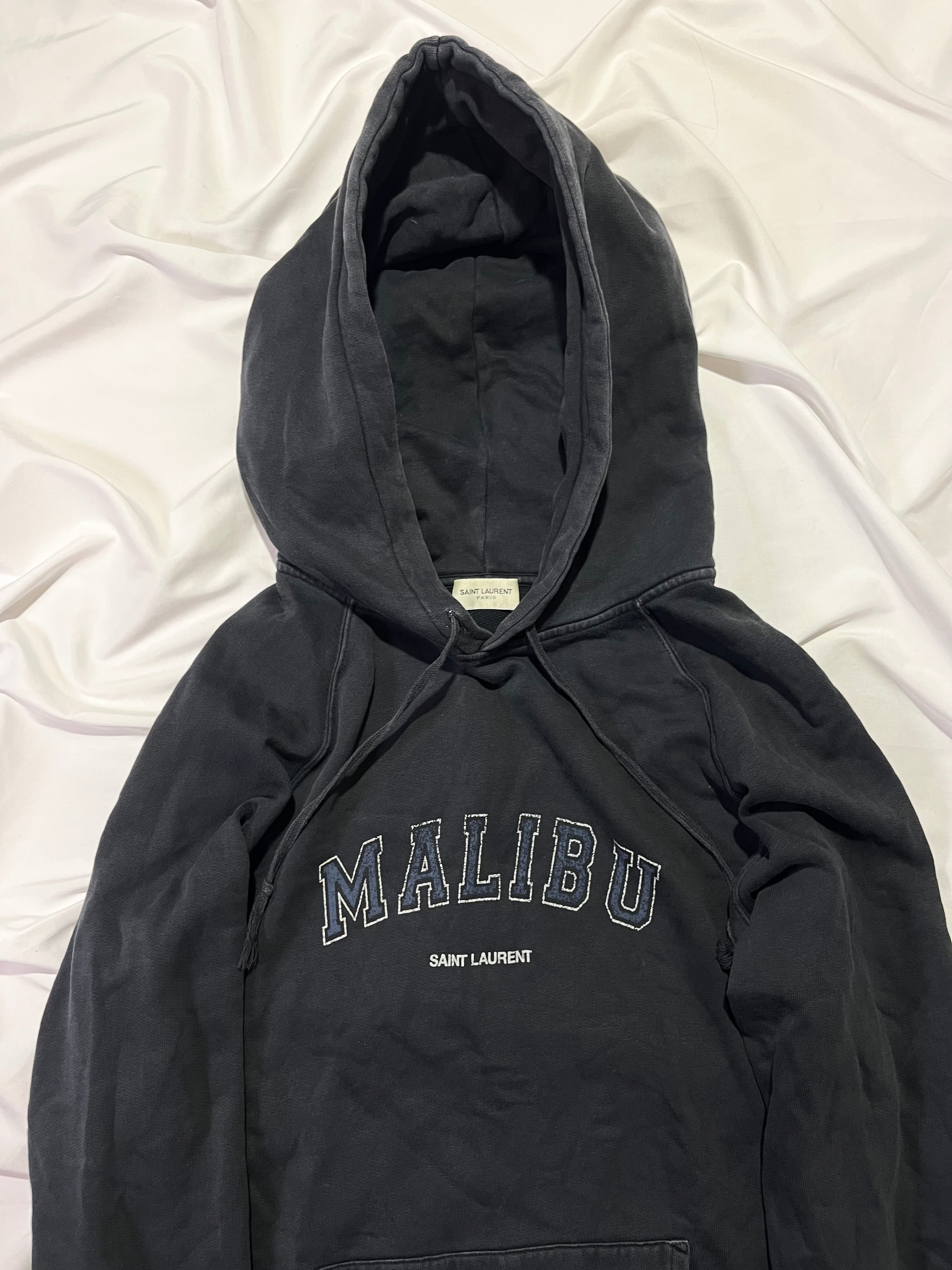 SAINT LAURENT PARIS SS19 MALIBU HOODIE BY HEDI SLIMANE