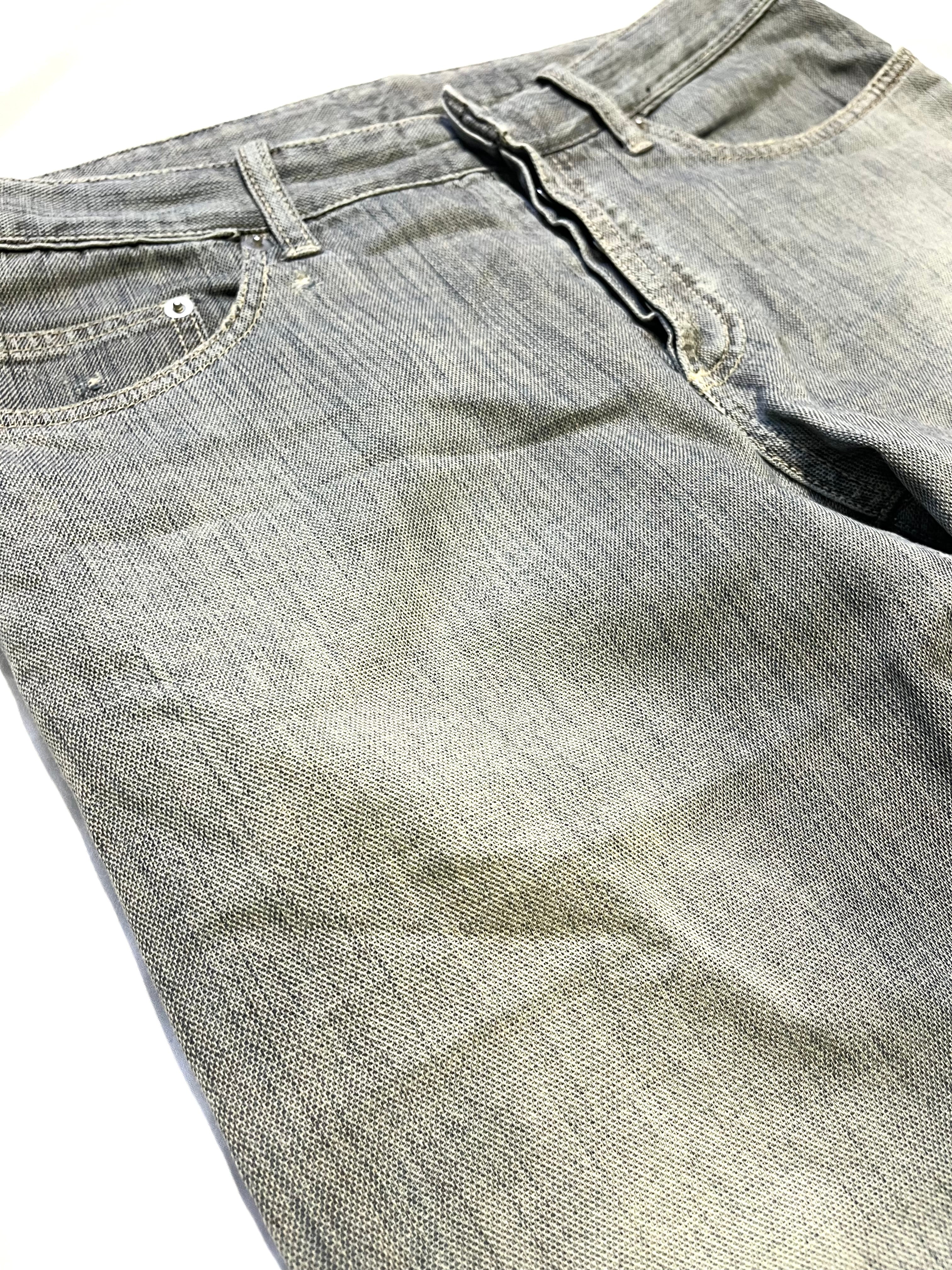 BALENCIAGA GREIGE WASH DENIM BY NICHOLAS GHESQUIRE