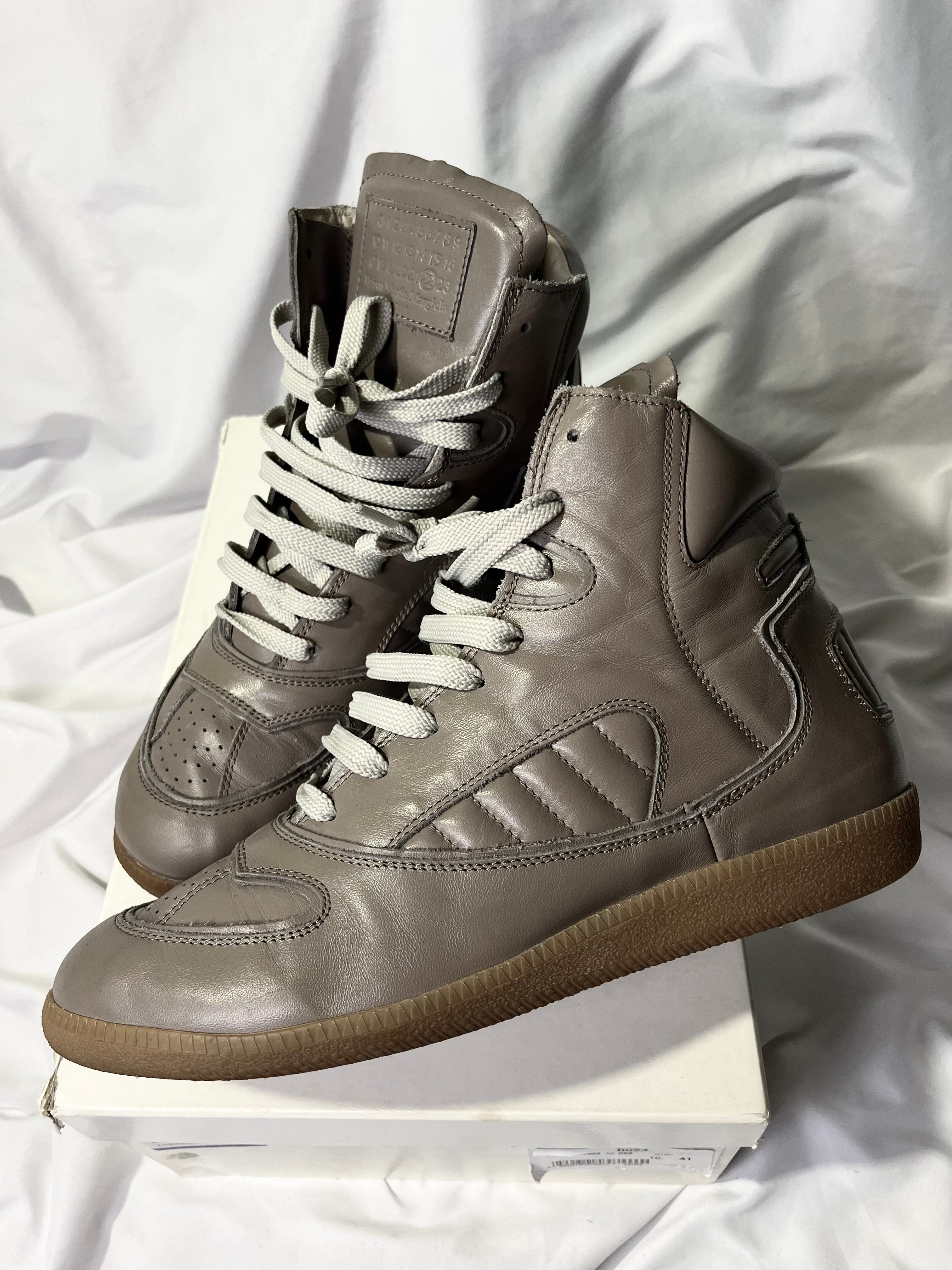 MAISON MARTIN MARGIELA  CADILLAC HIGH TOP SNEAKERS