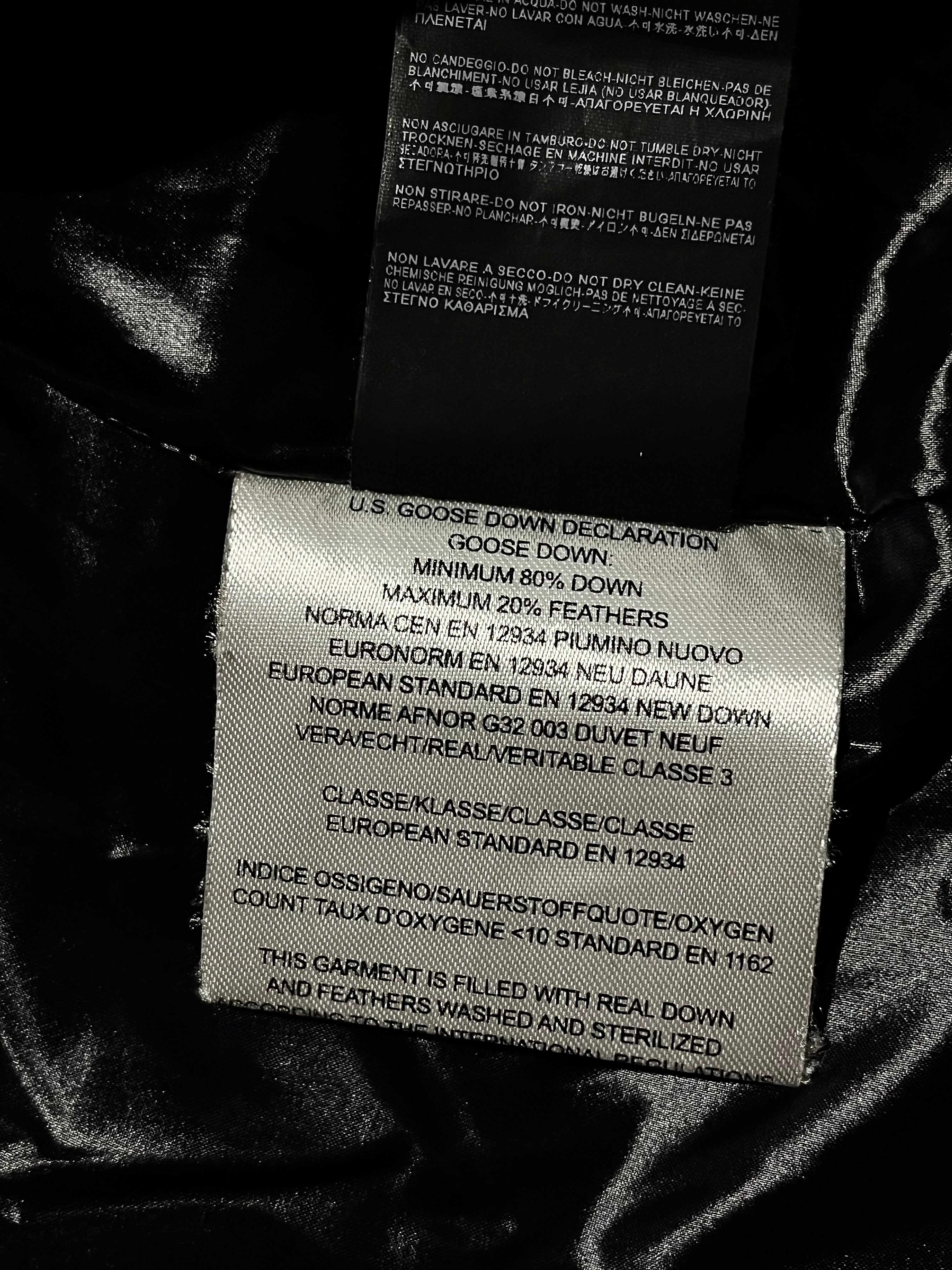 SAINT LAURENT PARIS FW13 GLOSSY LEATHER PUFFER BY HEDI SLIMANE IN 48