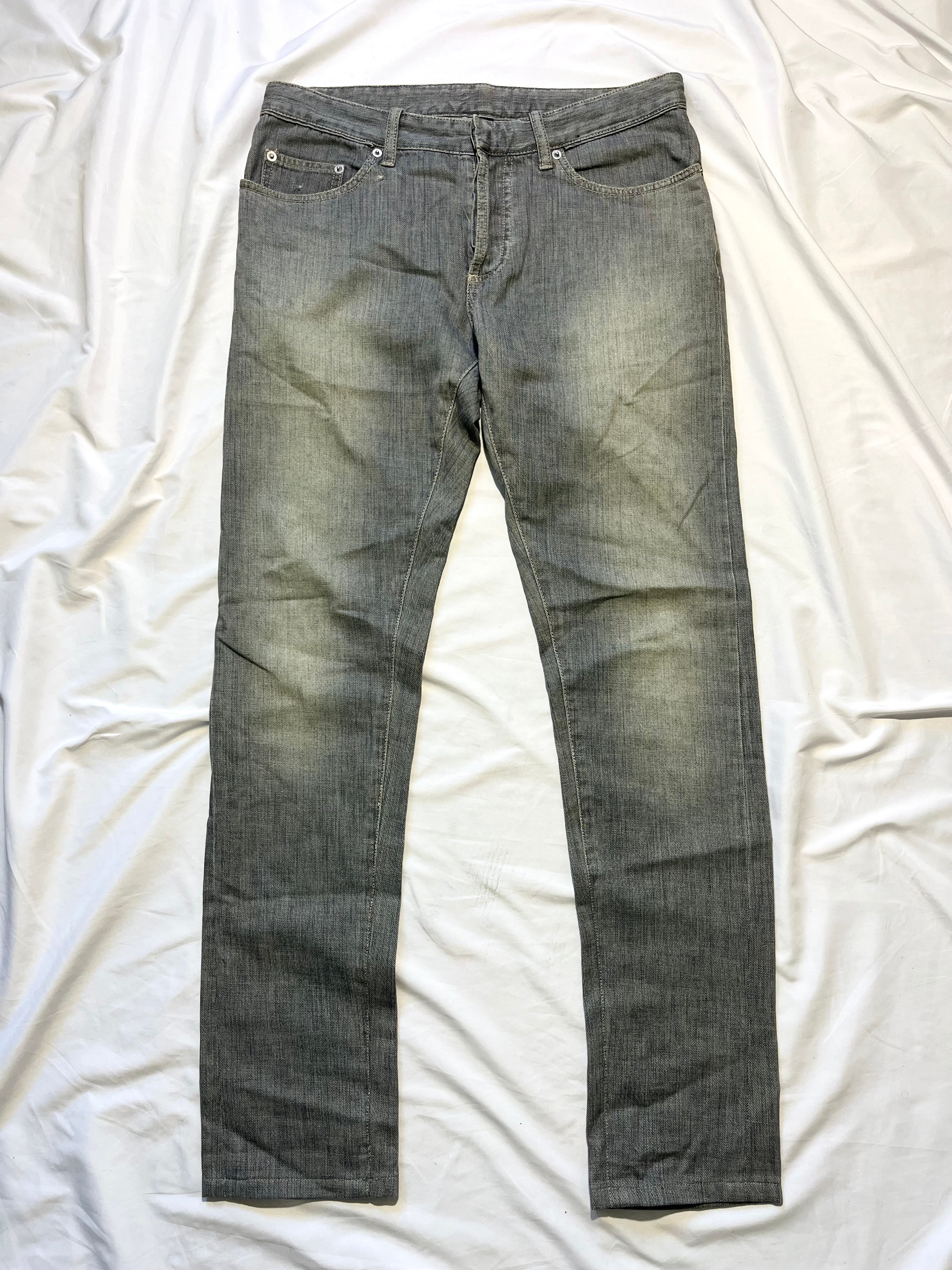 BALENCIAGA GREIGE WASH DENIM BY NICHOLAS GHESQUIRE