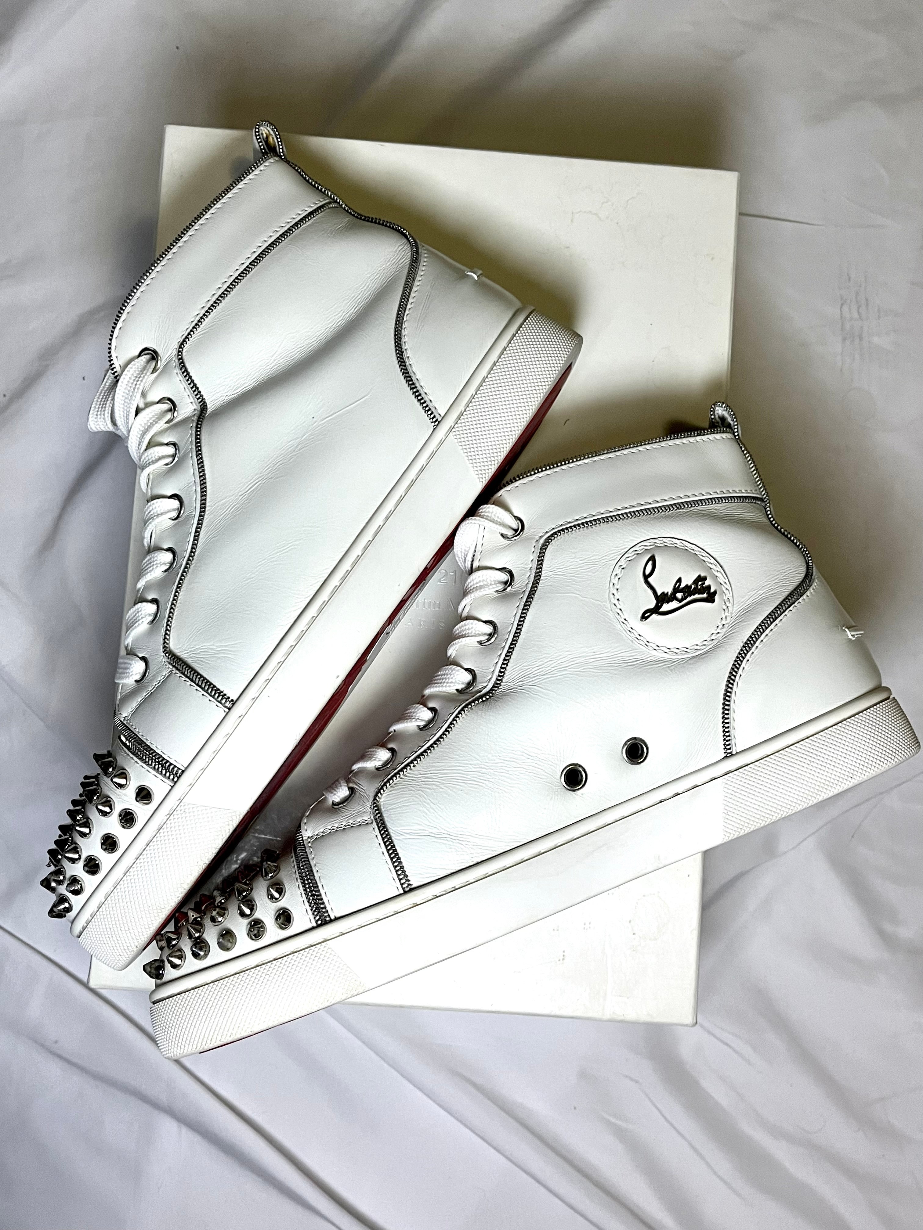 CHRISTIAN LOUBUTIN SPIKE LEE SNEAKERS (HIGH)