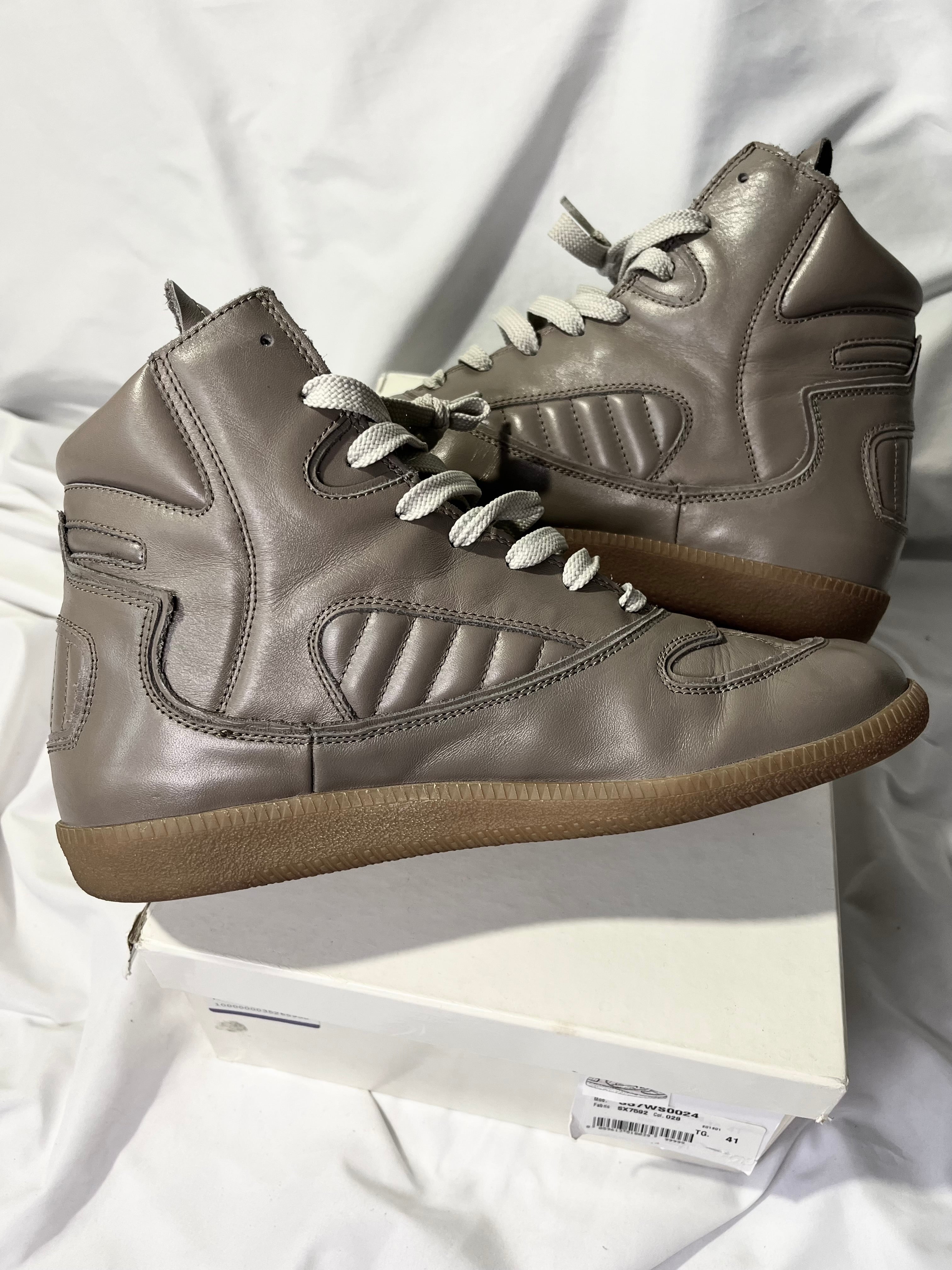 MAISON MARTIN MARGIELA  CADILLAC HIGH TOP SNEAKERS