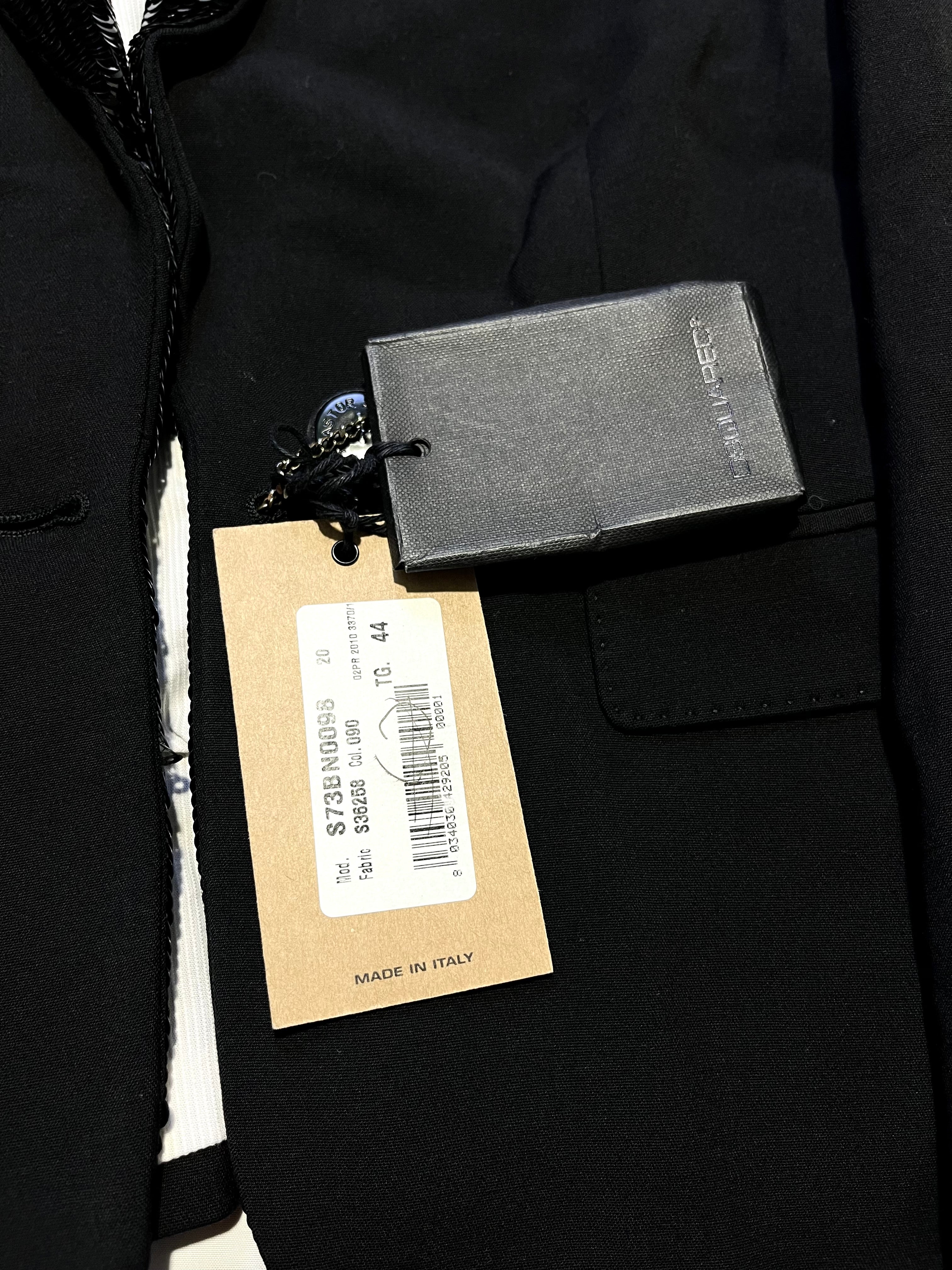 DSQUARED2 2010 RUNWAY SPARKLE BLAZER