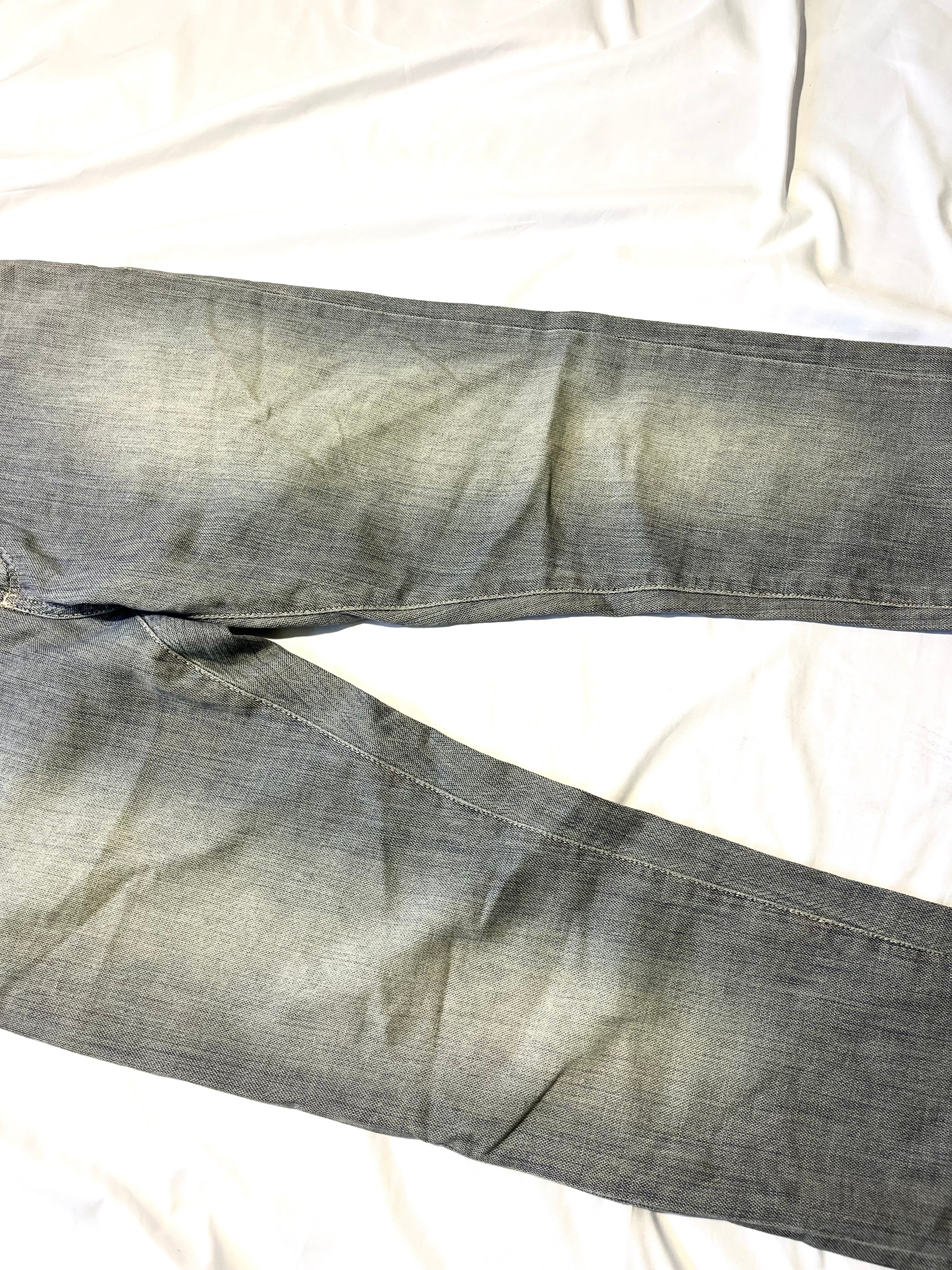 BALENCIAGA GREIGE WASH DENIM BY NICHOLAS GHESQUIRE