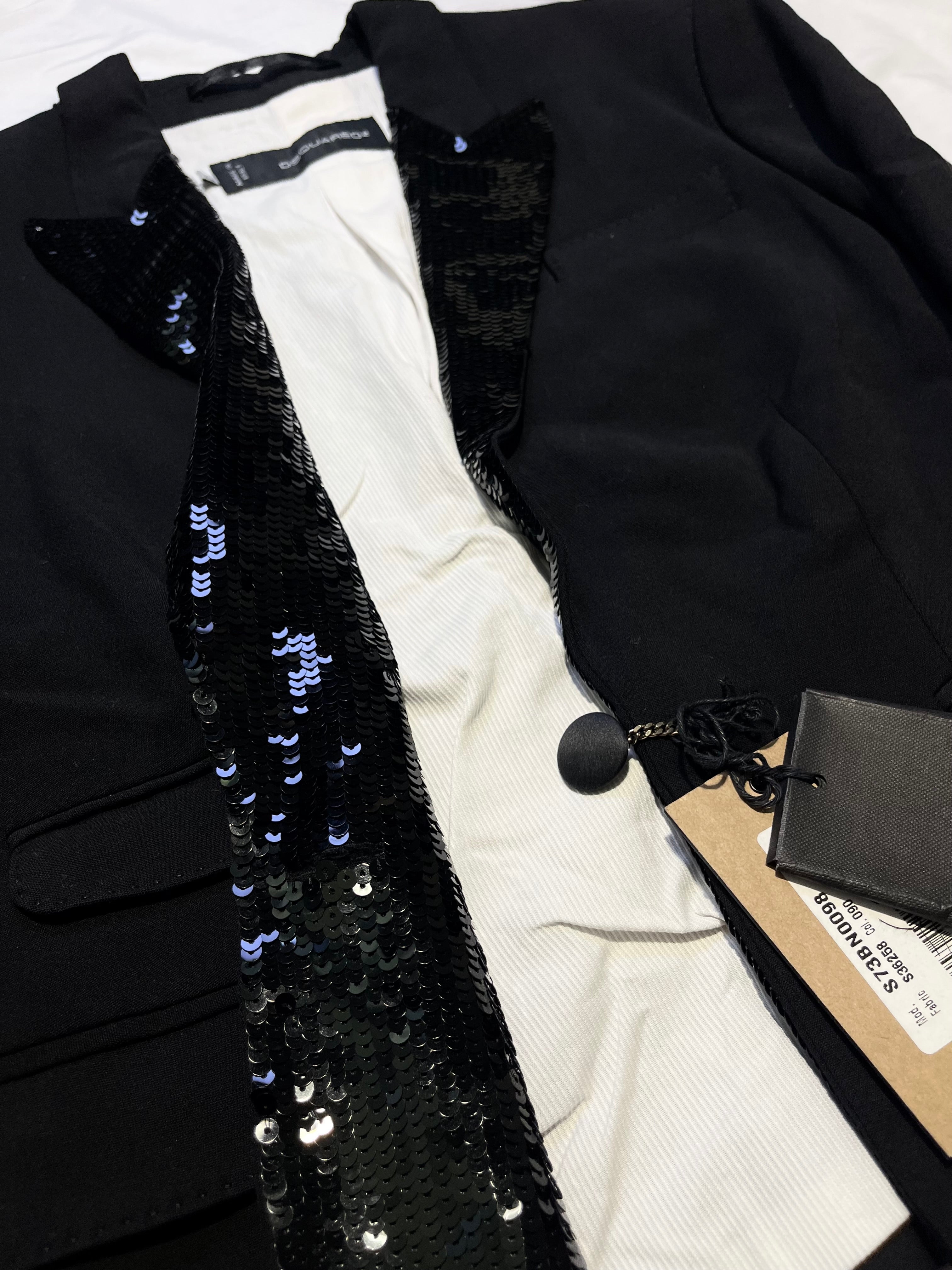DSQUARED2 2010 RUNWAY SPARKLE BLAZER