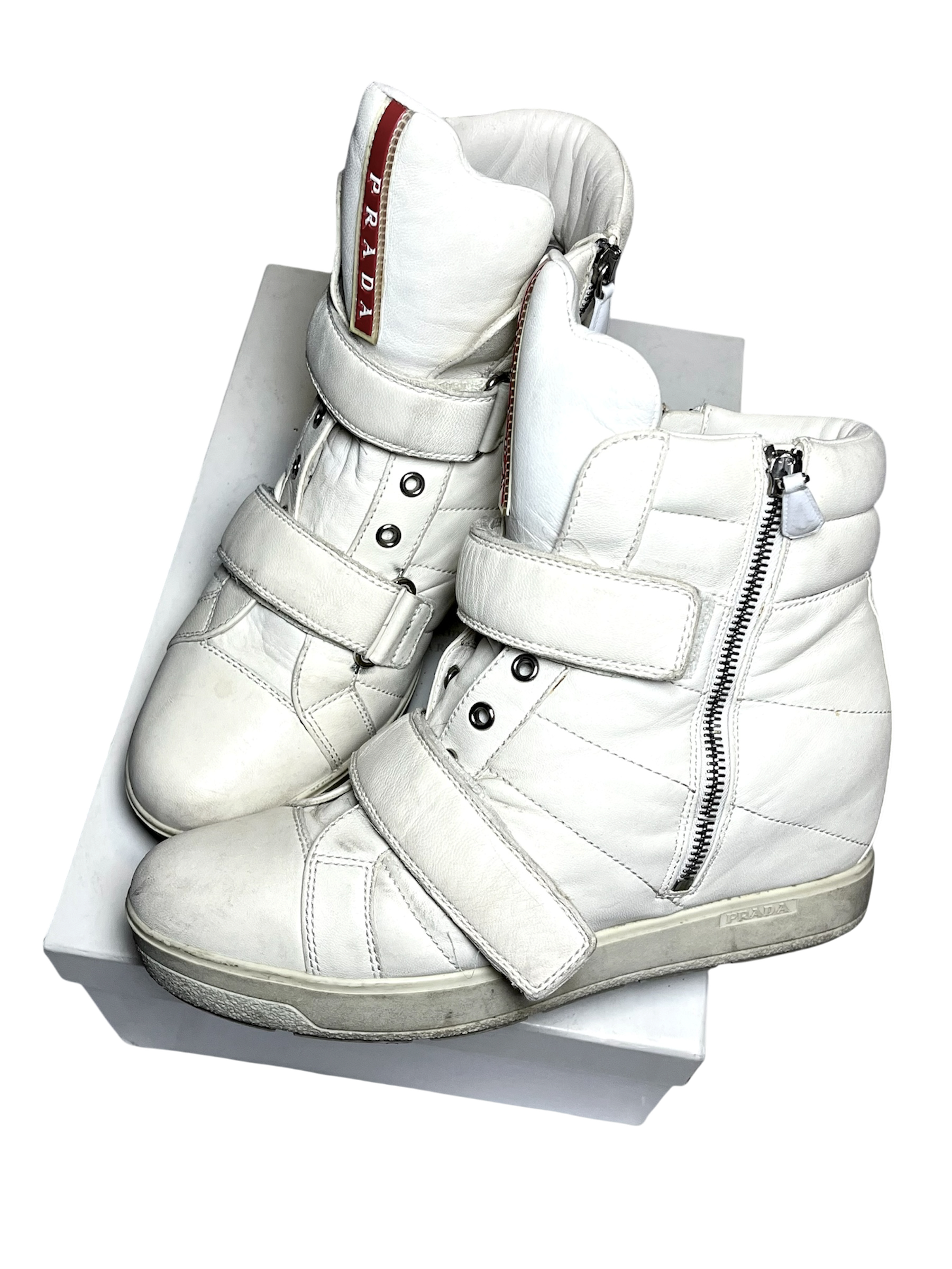 VINTAGE PRADA WEDGE SNEAKERS