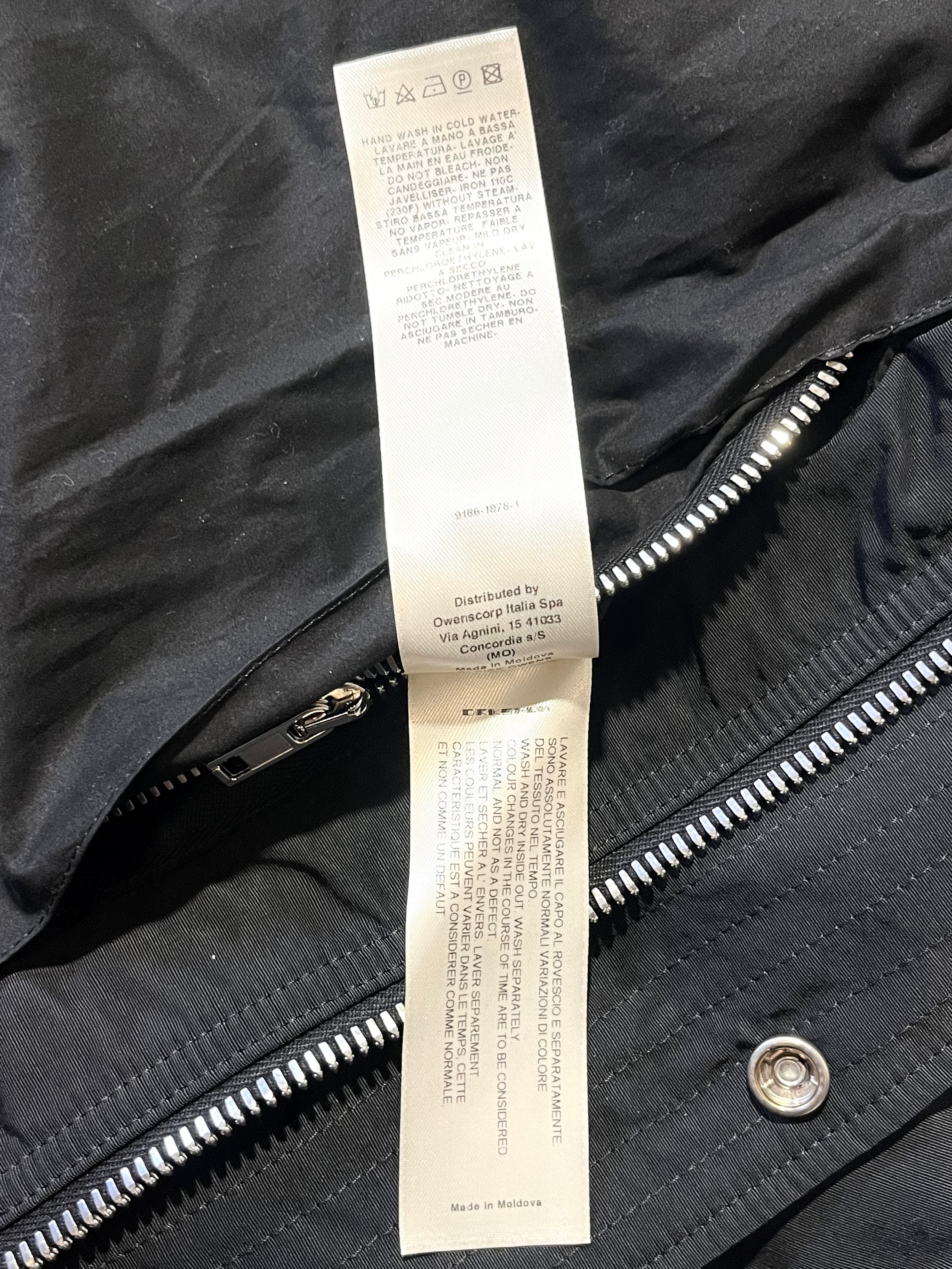 RICK OWENS FW17 'GLITTER' EXPLODER PARKA JACKET
