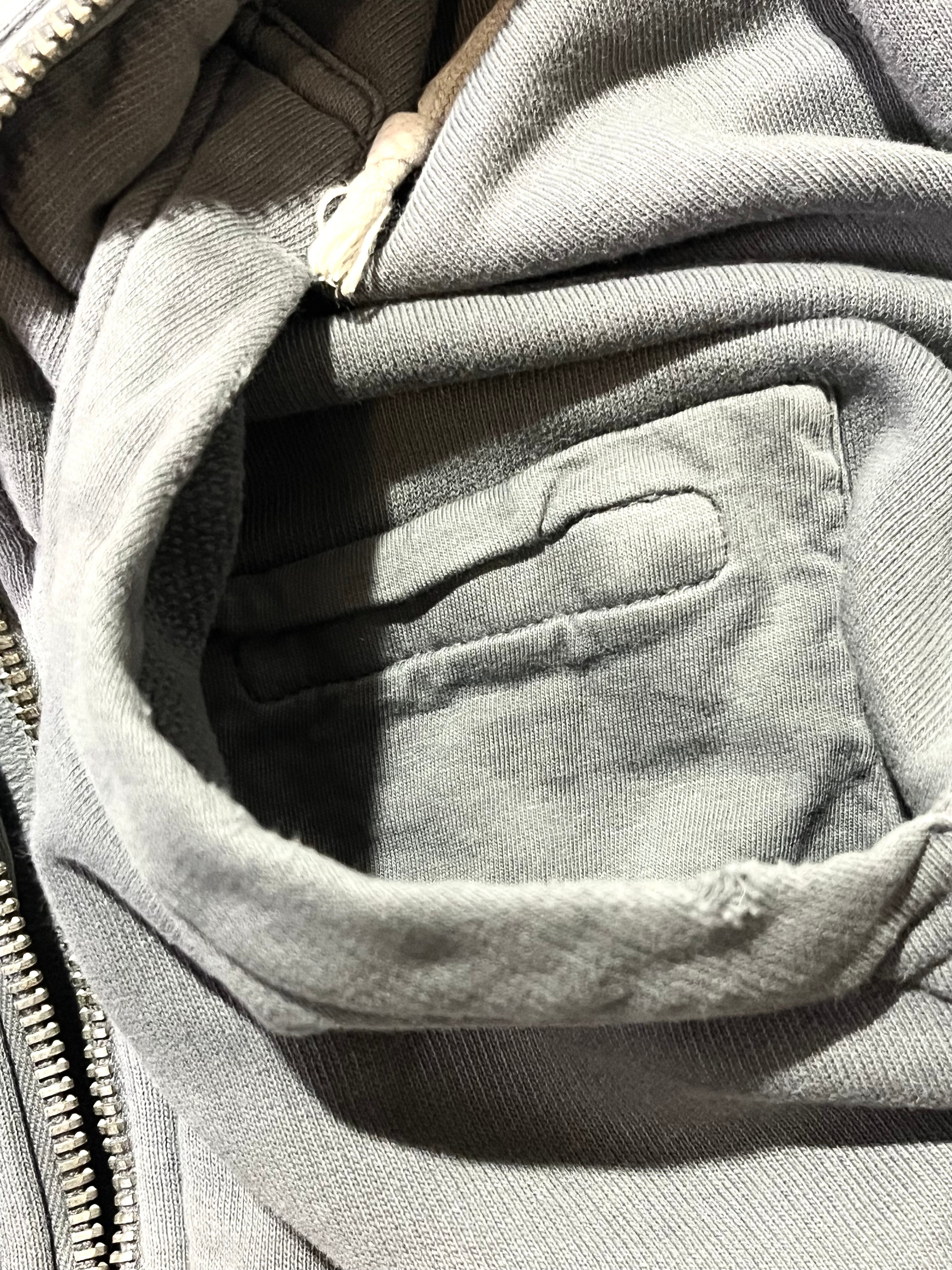 RICK OWENS OLMAR & MIRTA PETROL JASON HOODIE IN XS