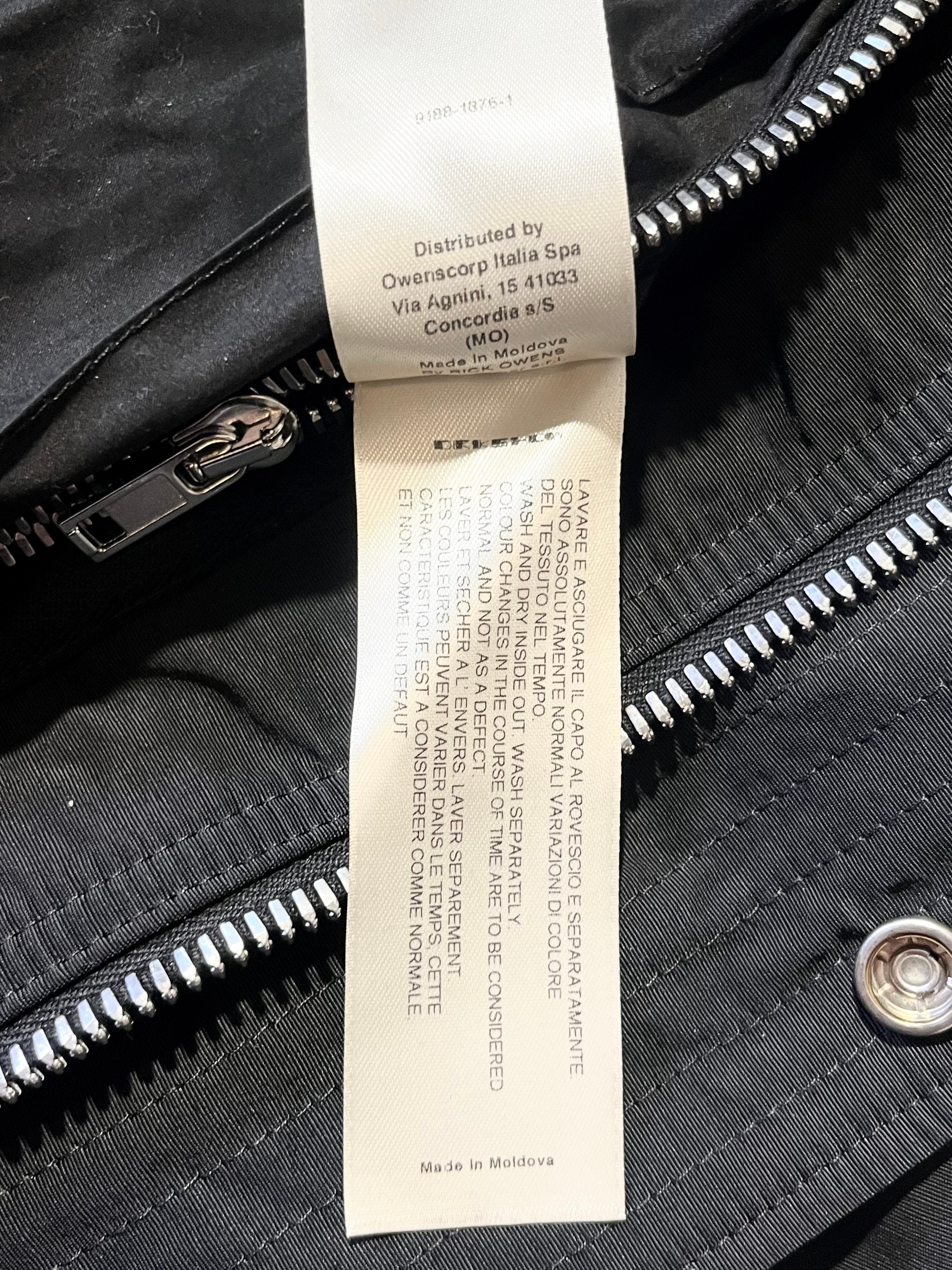RICK OWENS FW17 'GLITTER' EXPLODER PARKA JACKET