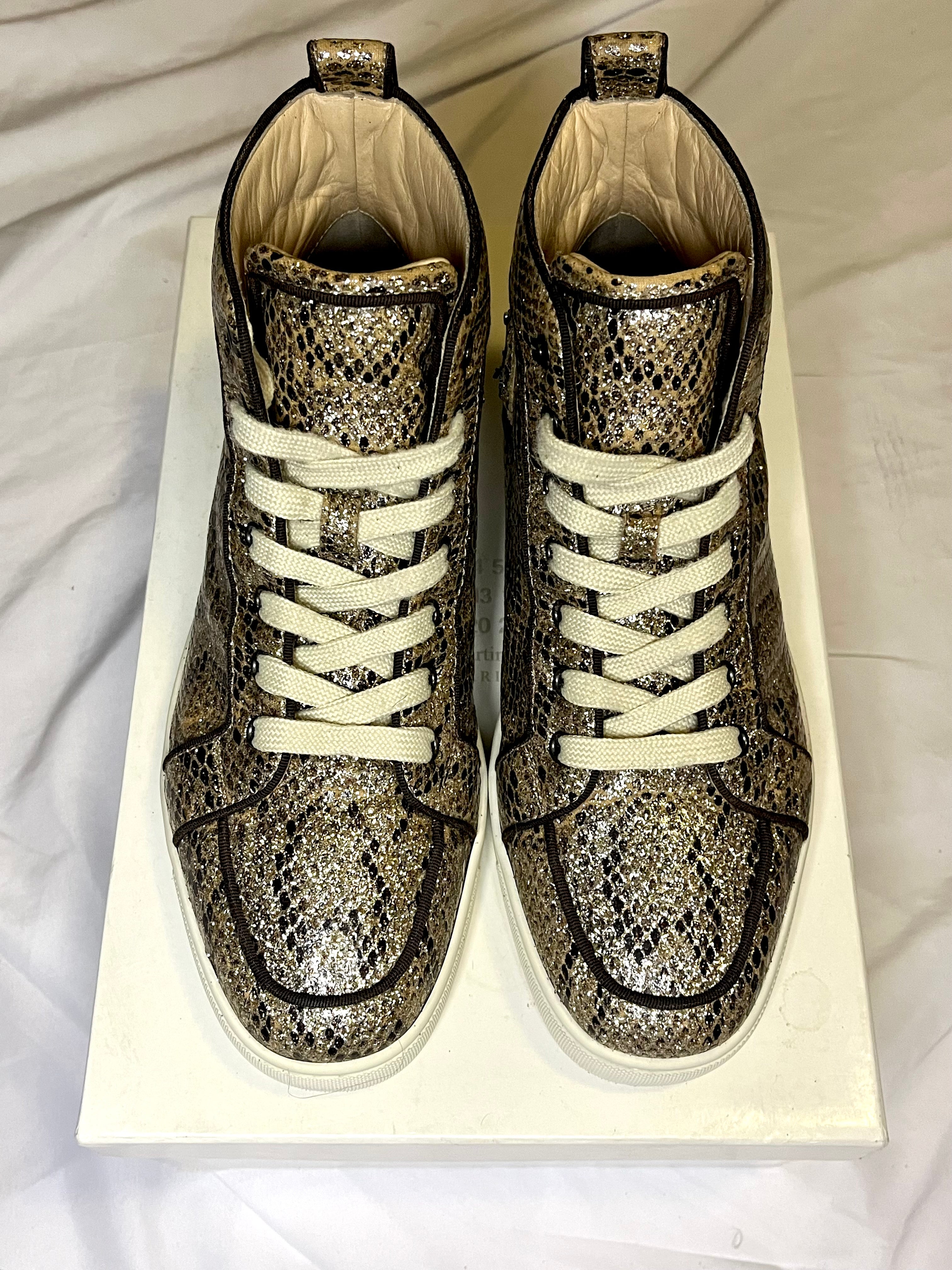 CHRISTIAN LOUBUTIN RED BOTTOM SNEAKERS