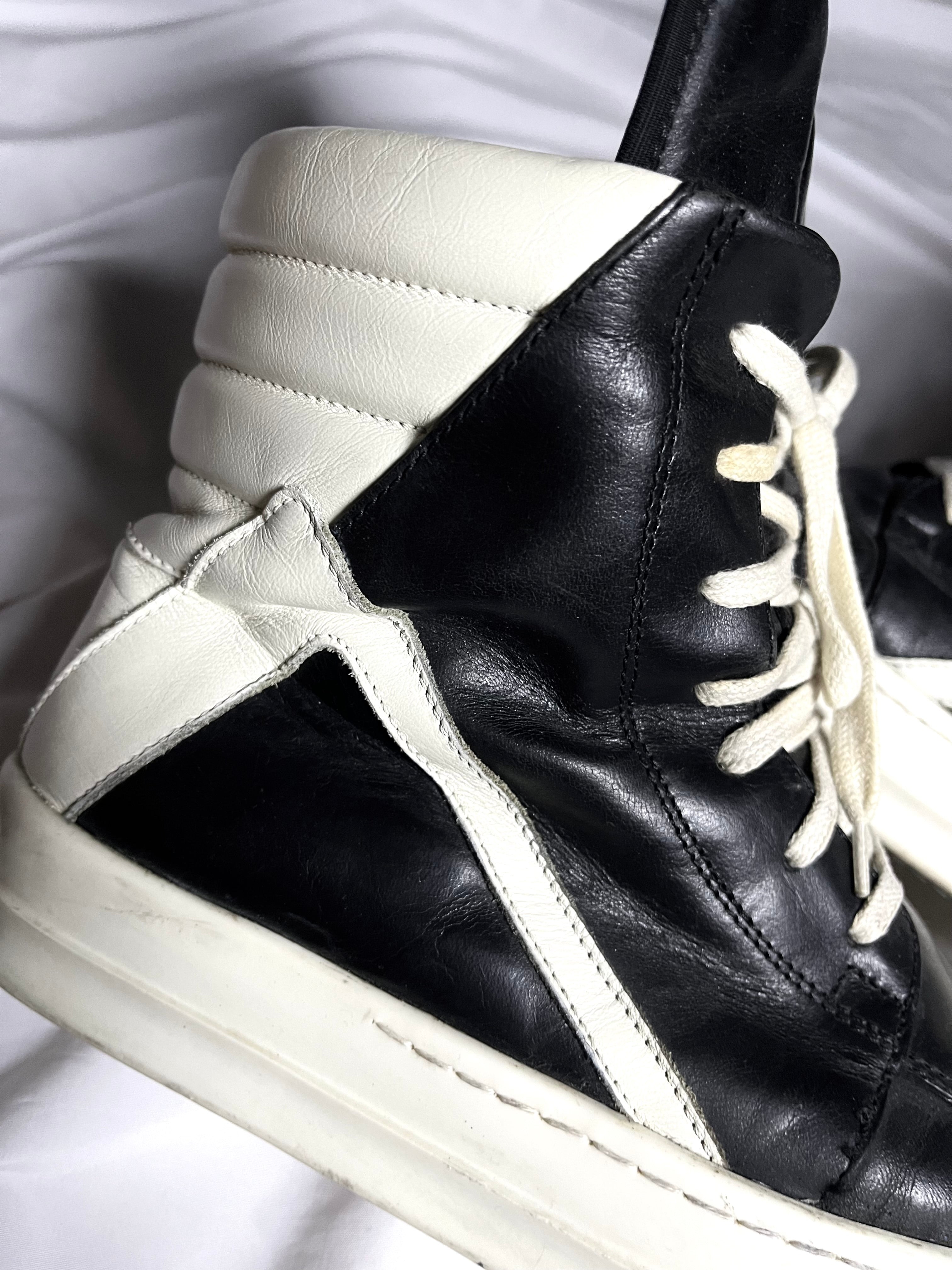RICK OWENS GEOBASKET BLACK/MILK