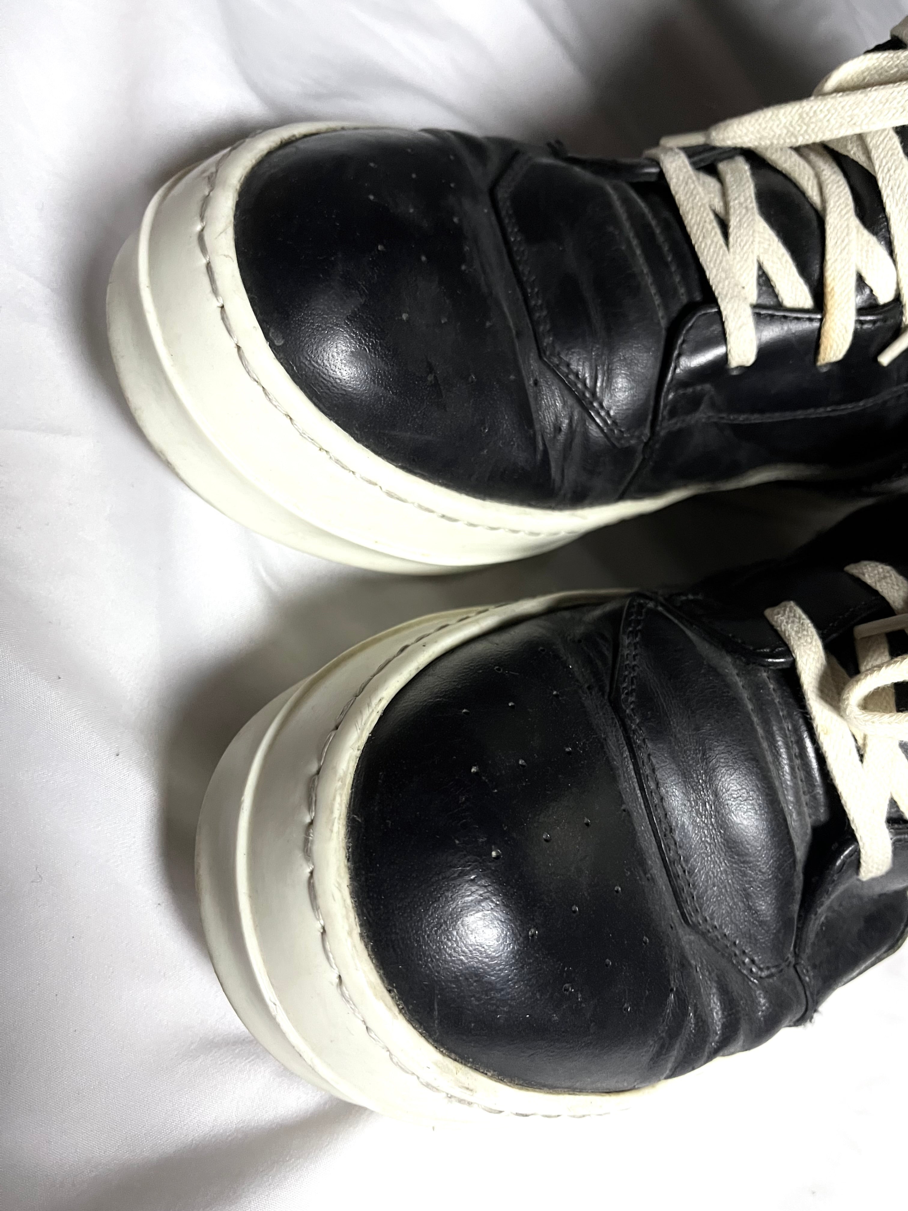 RICK OWENS GEOBASKET BLACK/MILK