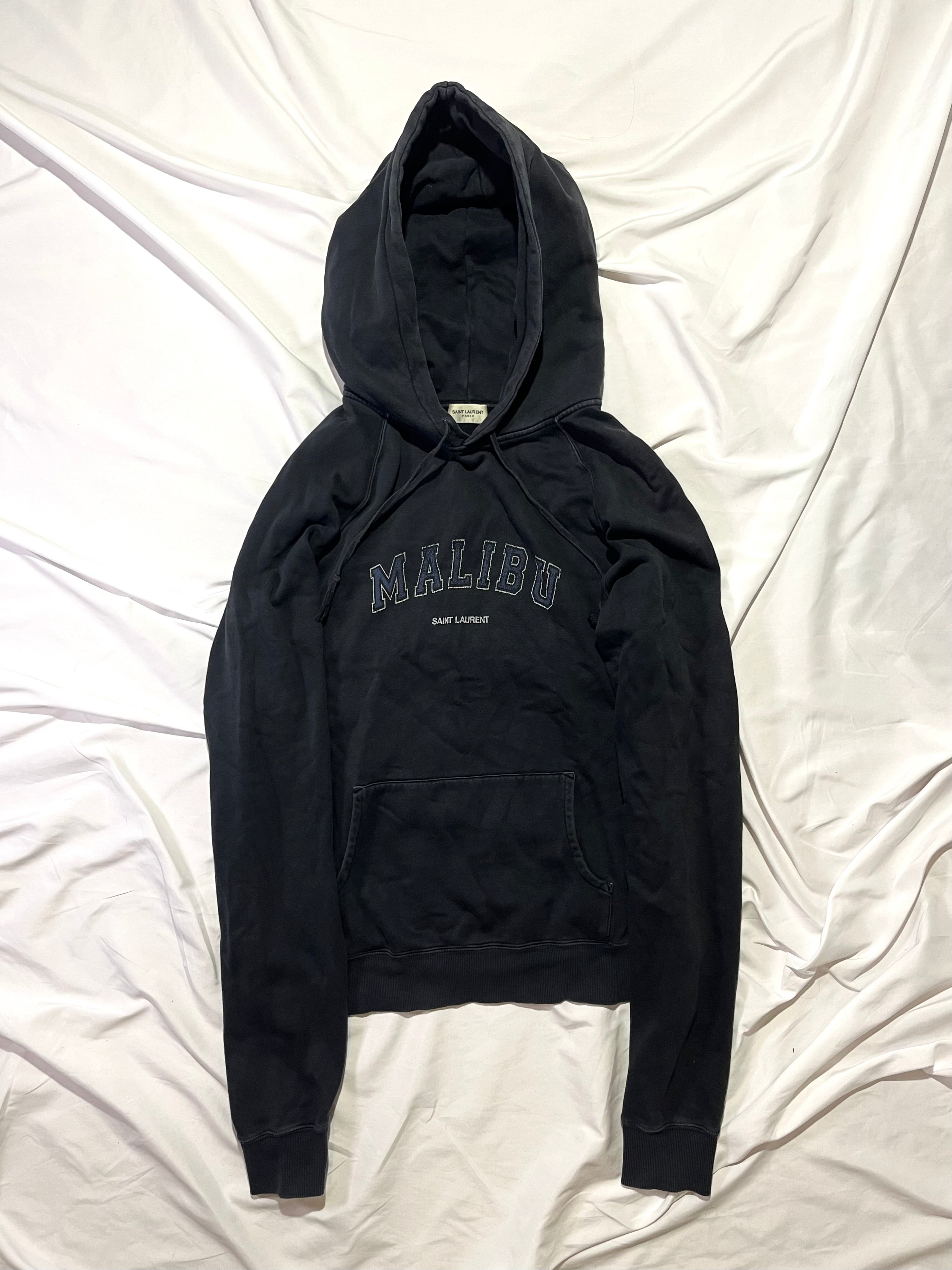 SAINT LAURENT PARIS SS19 MALIBU HOODIE BY HEDI SLIMANE