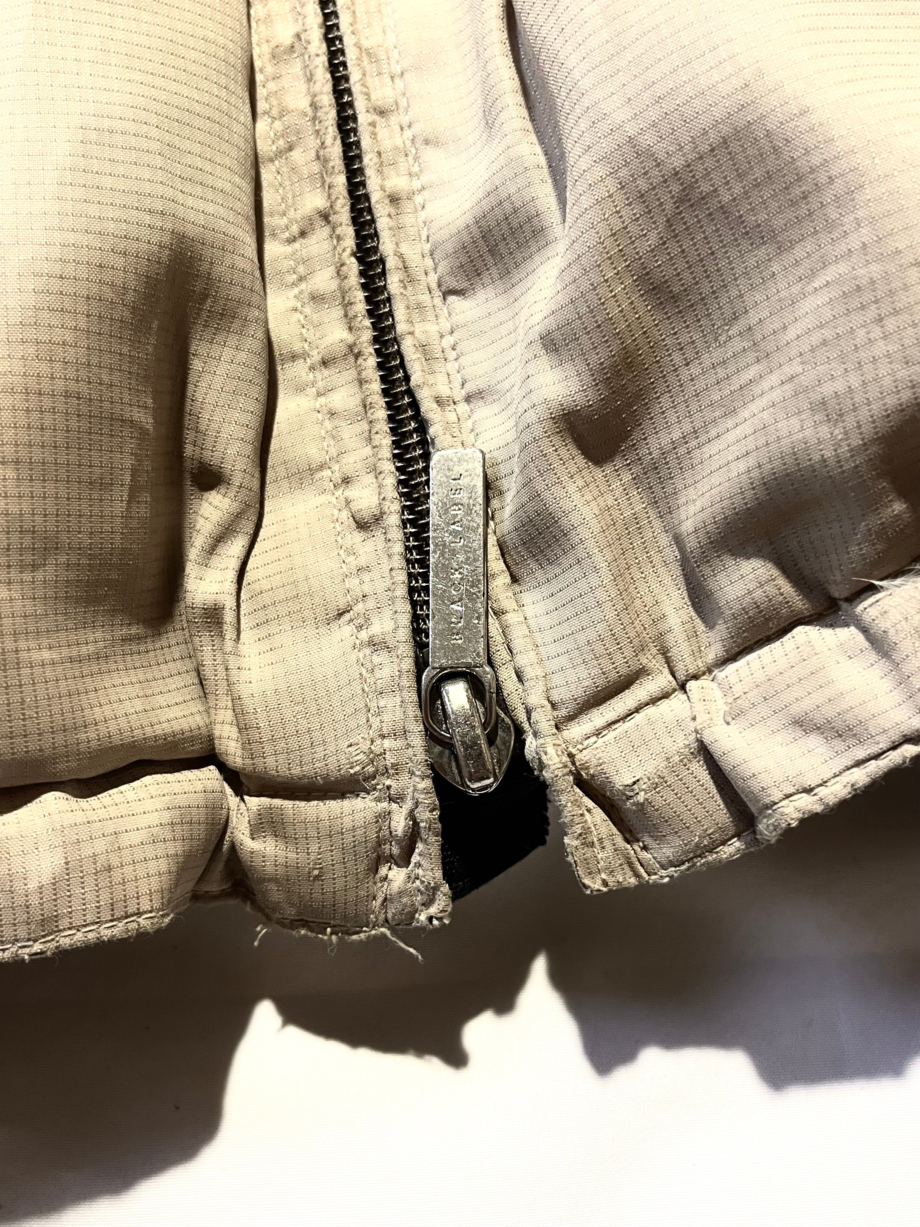 BURBERRY BLACK LABEL OG NOVA CHECK HOODED DOWN JACKET