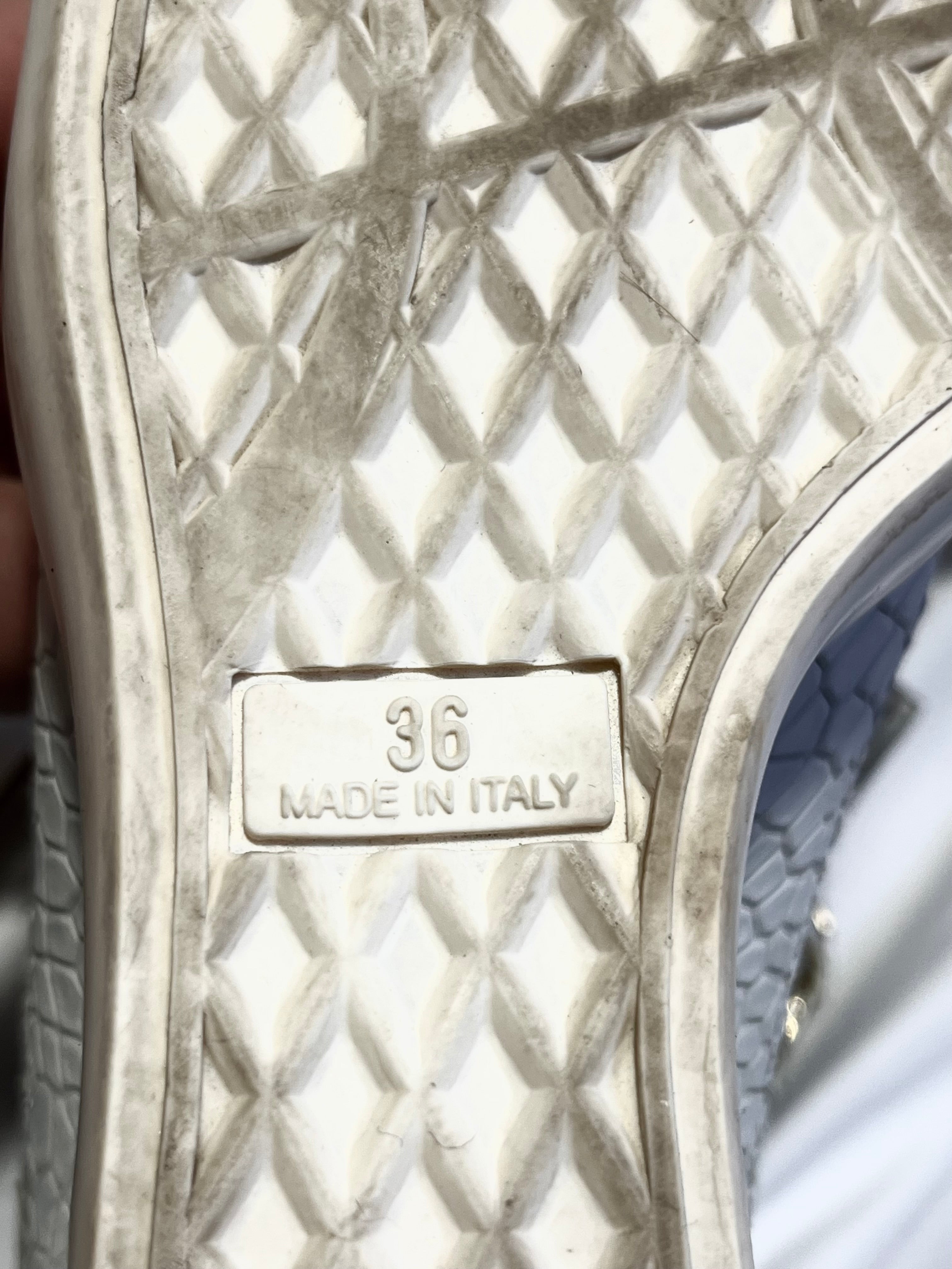 GIUSEPPE ZANOTTI 'COBY' CROCODILE WEDGE SNEAKERS IN 36