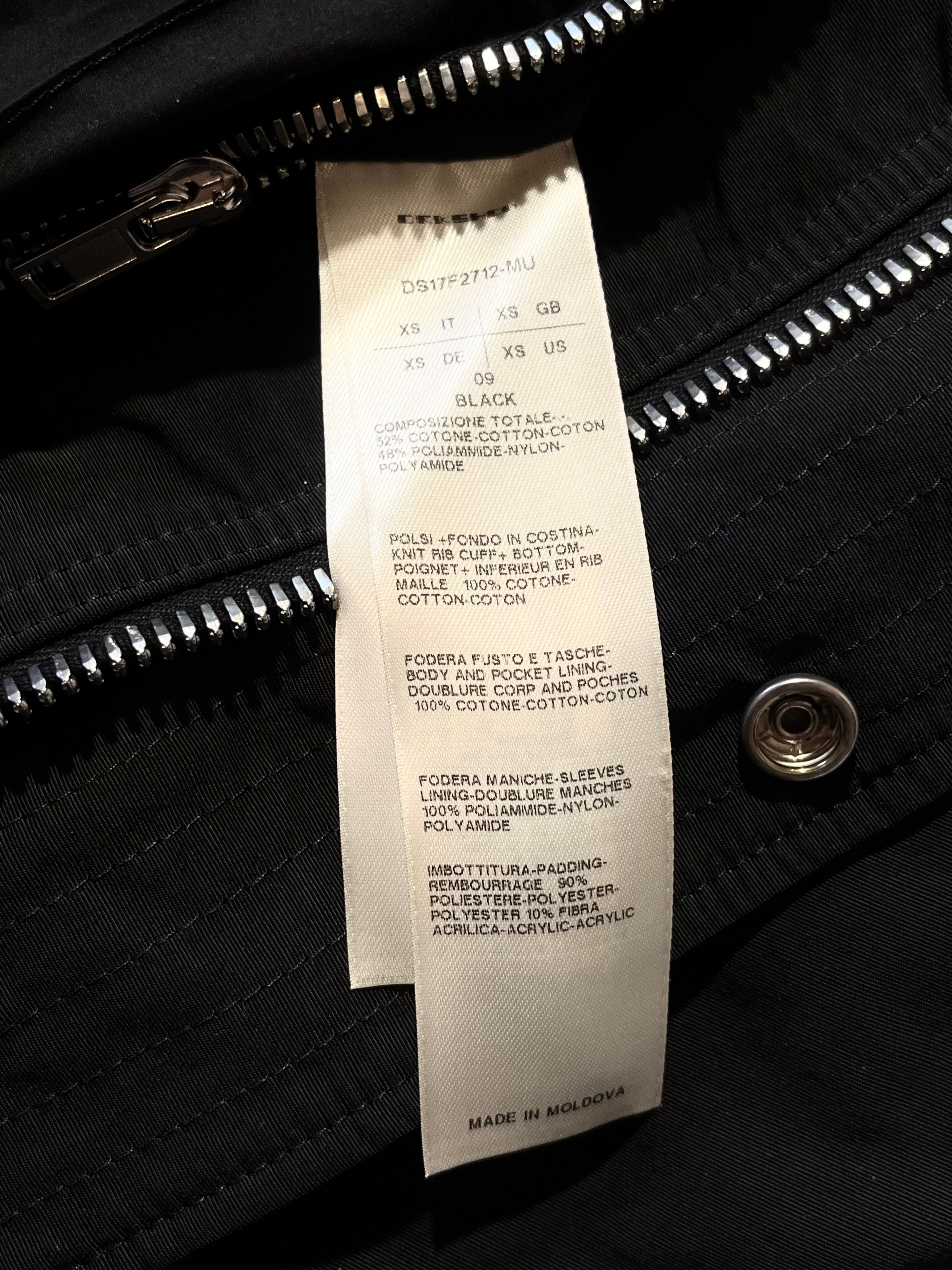 RICK OWENS FW17 'GLITTER' EXPLODER PARKA JACKET