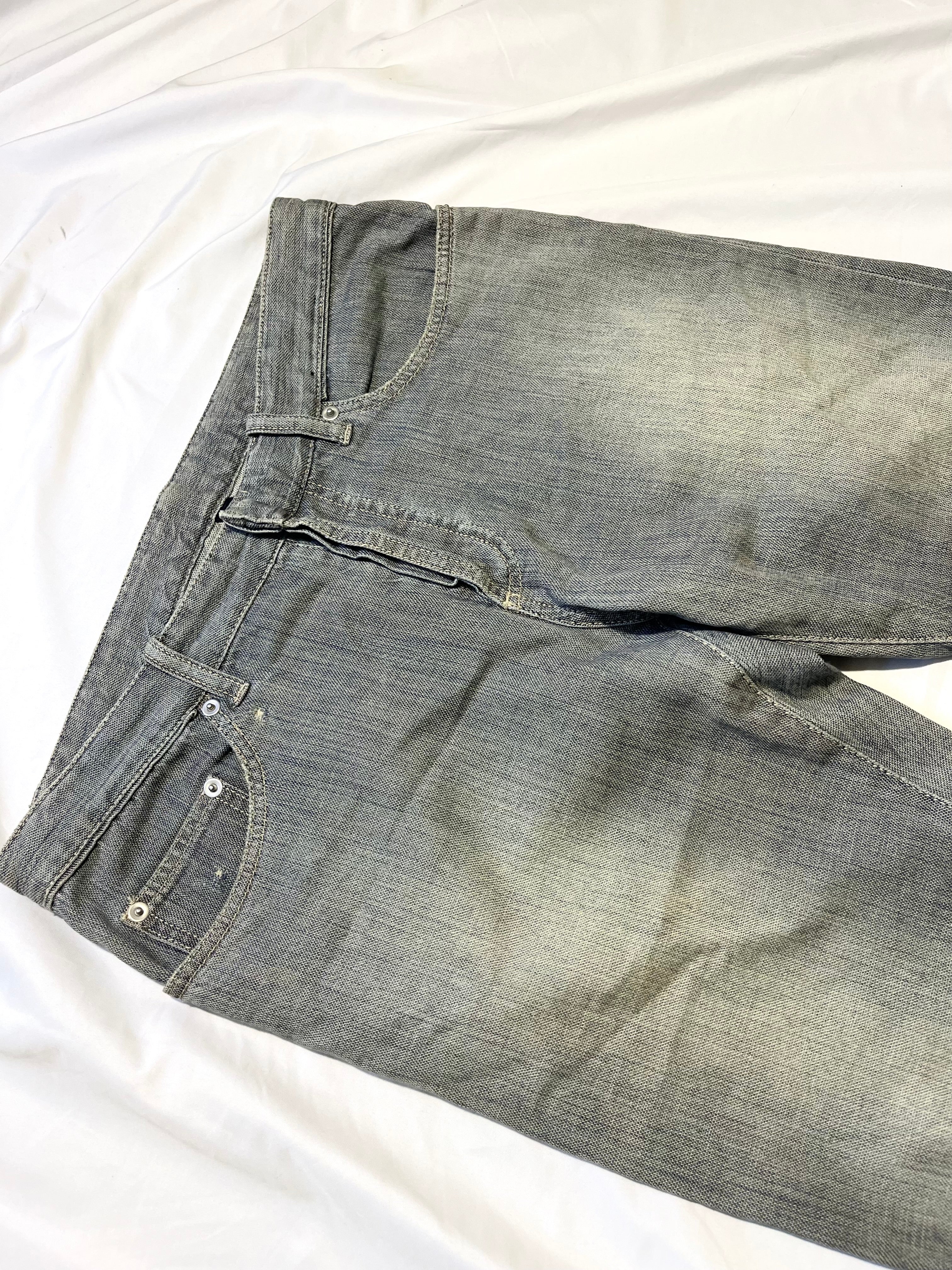 BALENCIAGA GREIGE WASH DENIM BY NICHOLAS GHESQUIRE