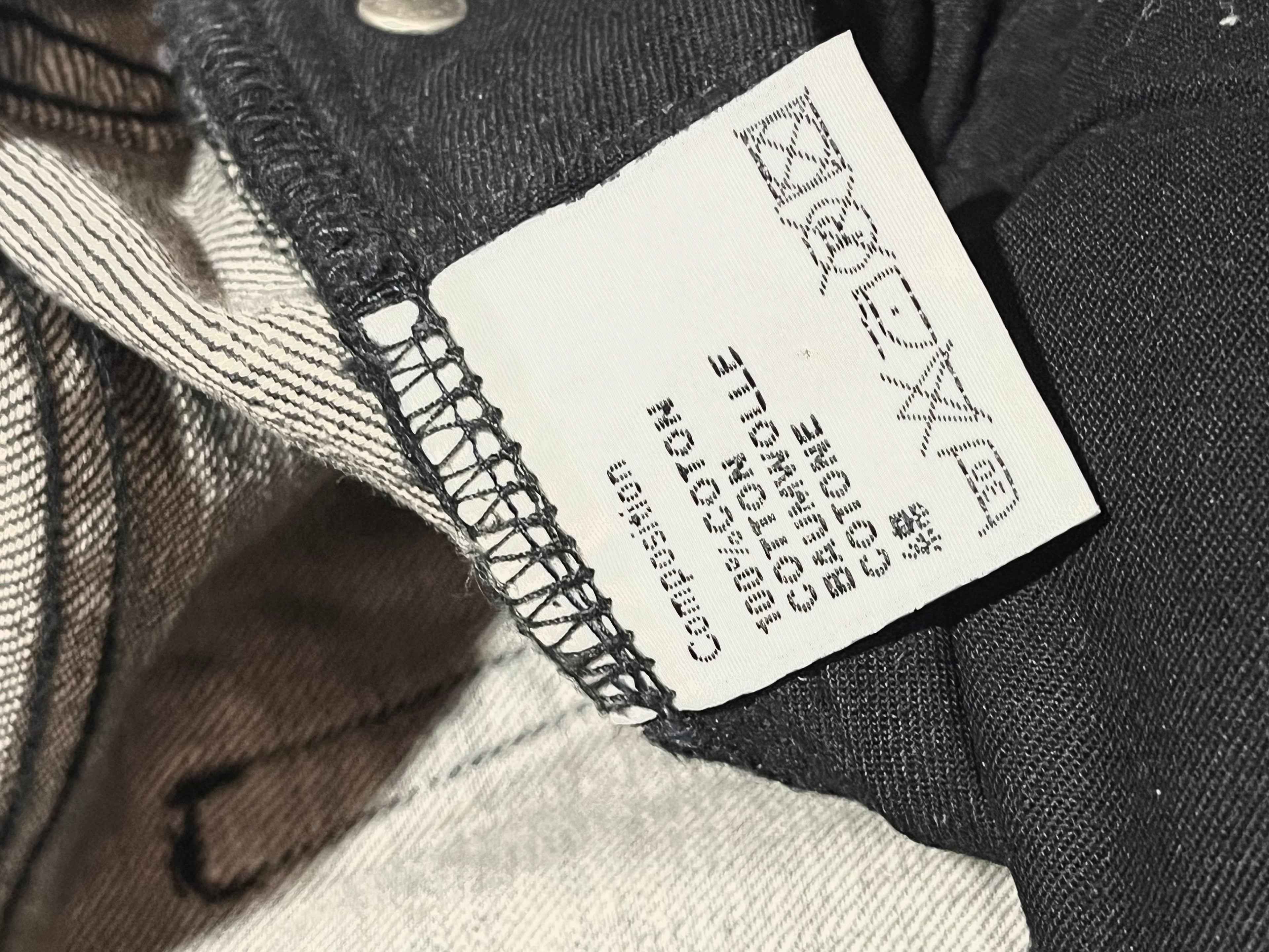 DIOR FW07 'NAVIGATE' WAXED LUSTERS COATED DENIM