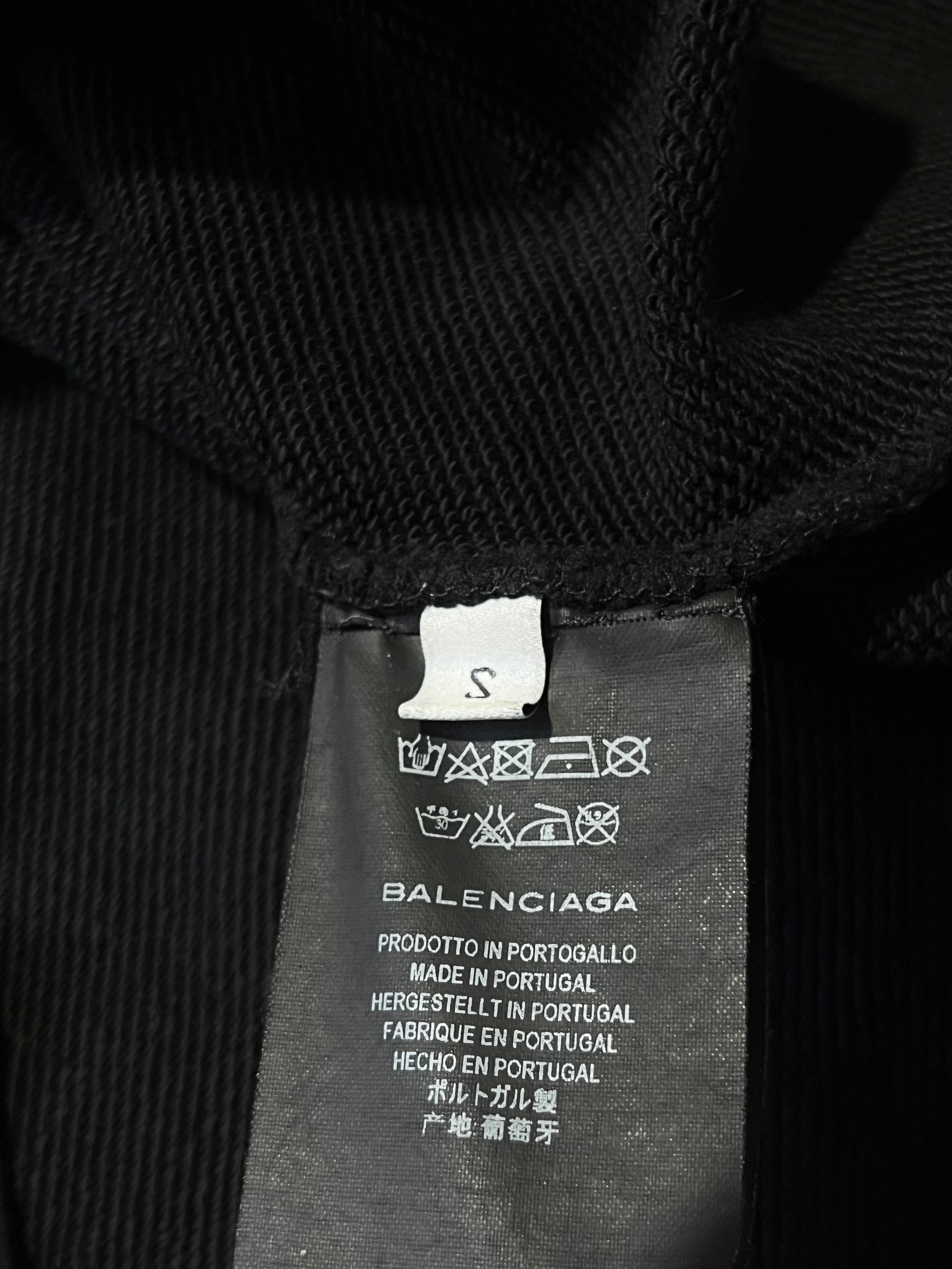 BALENCIAGA PARIS TOURIST HOODIE 2016