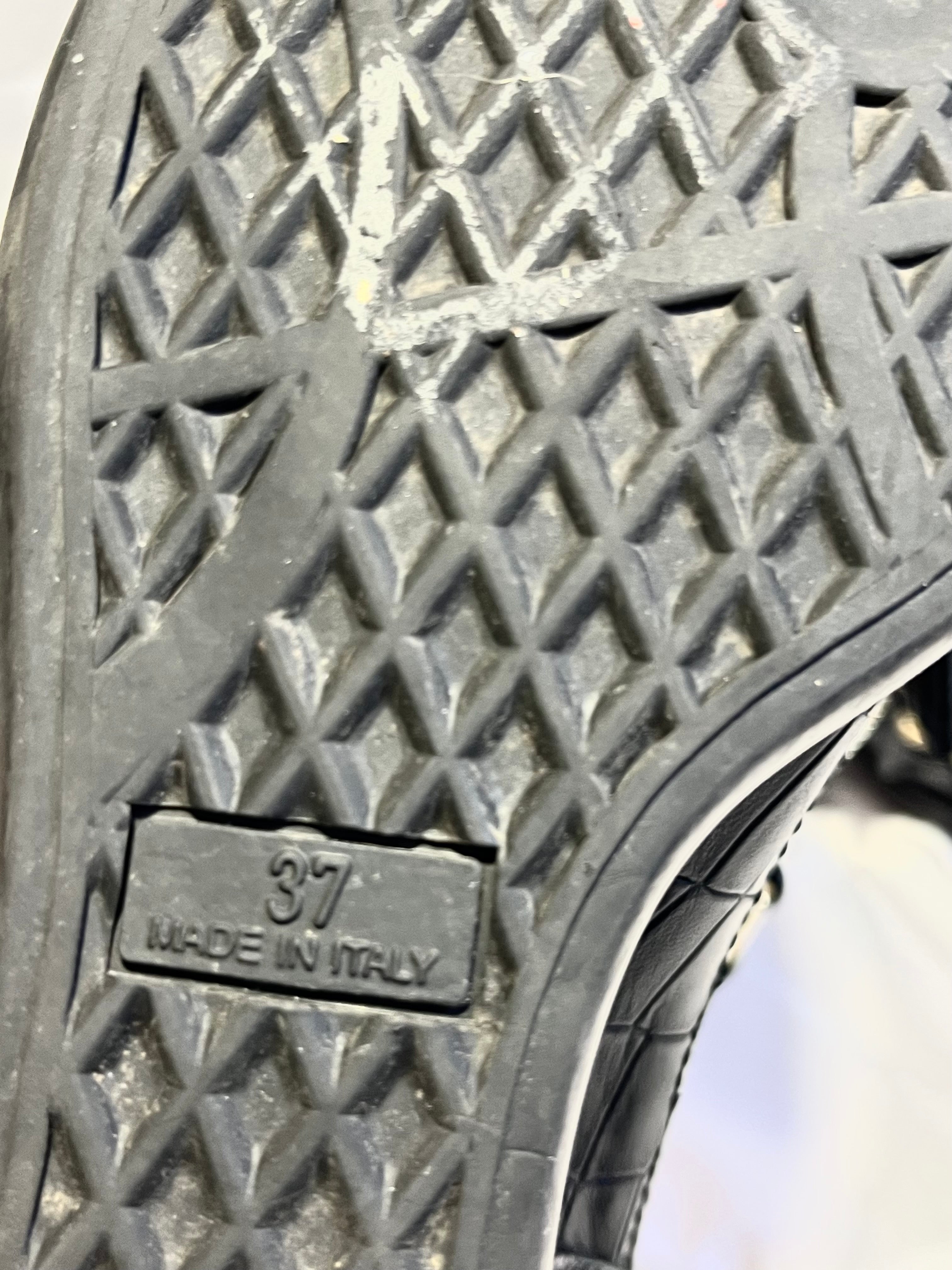 GIUSEPPE ZANOTTI 'COBY' CROCODILE WEDGE SNEAKERS IN 37