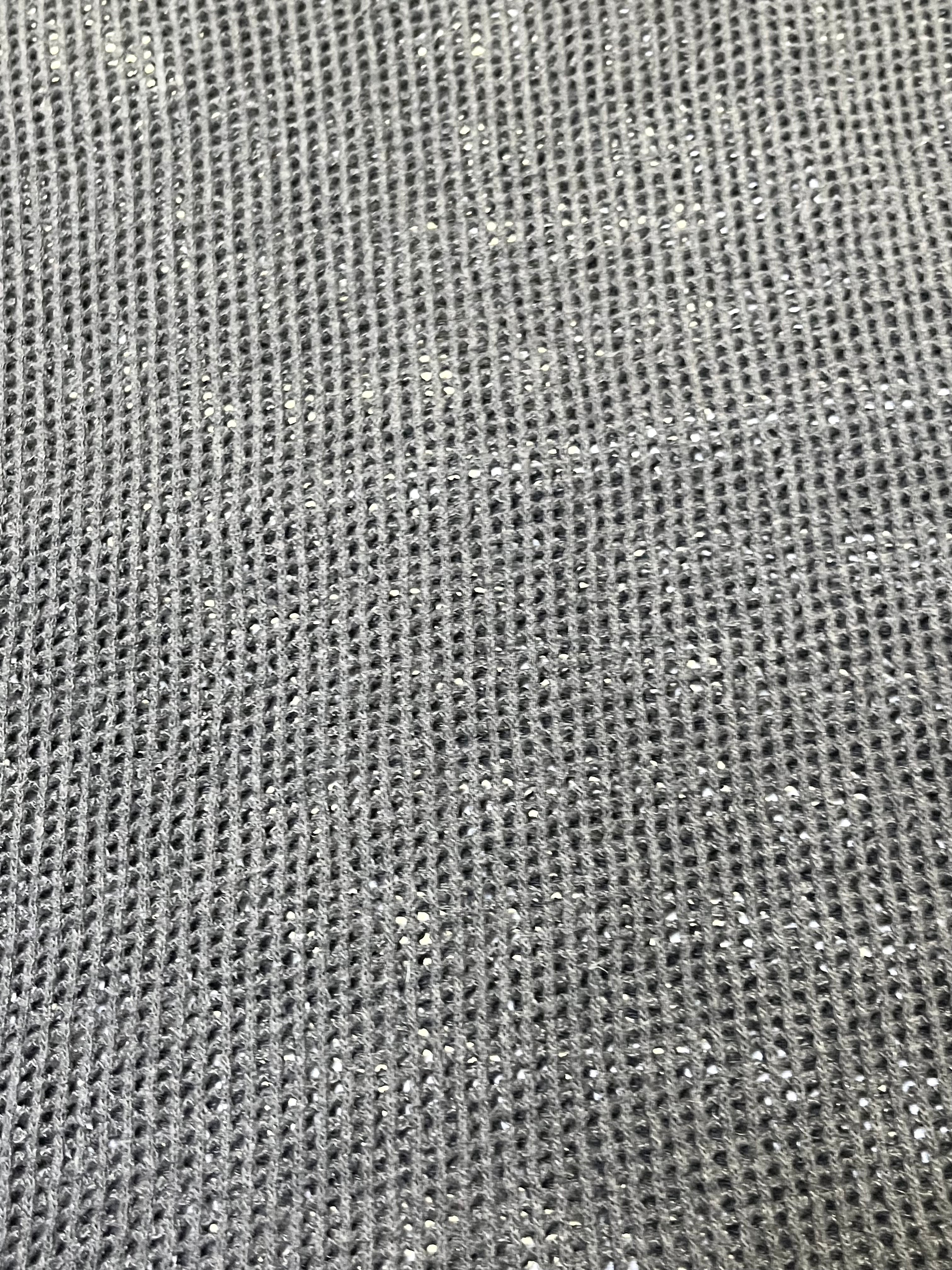 BALMAIN CHAINMAIL KNIT LAYERING LONGSLEEVE BY OLIVIER ROUSTEING IN M
