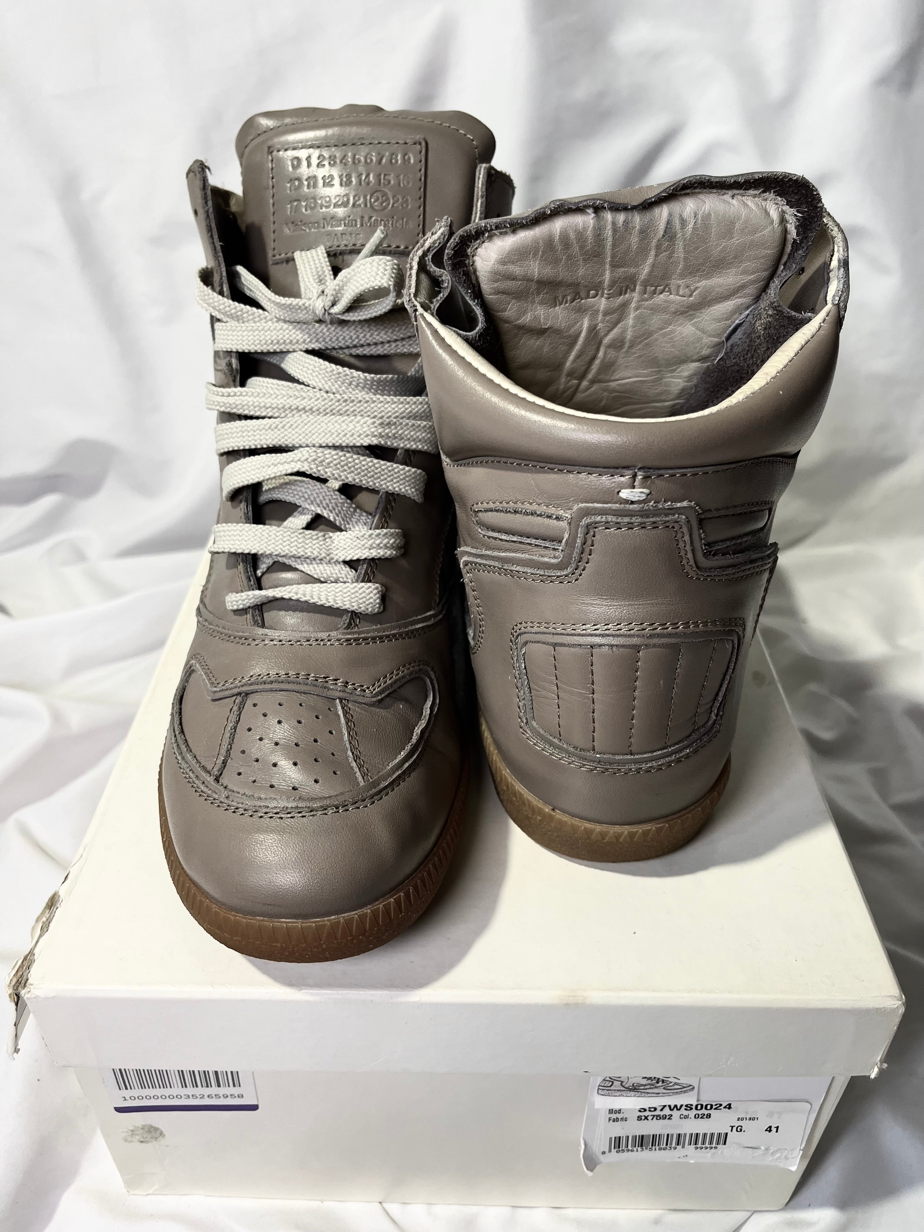MAISON MARTIN MARGIELA  CADILLAC HIGH TOP SNEAKERS