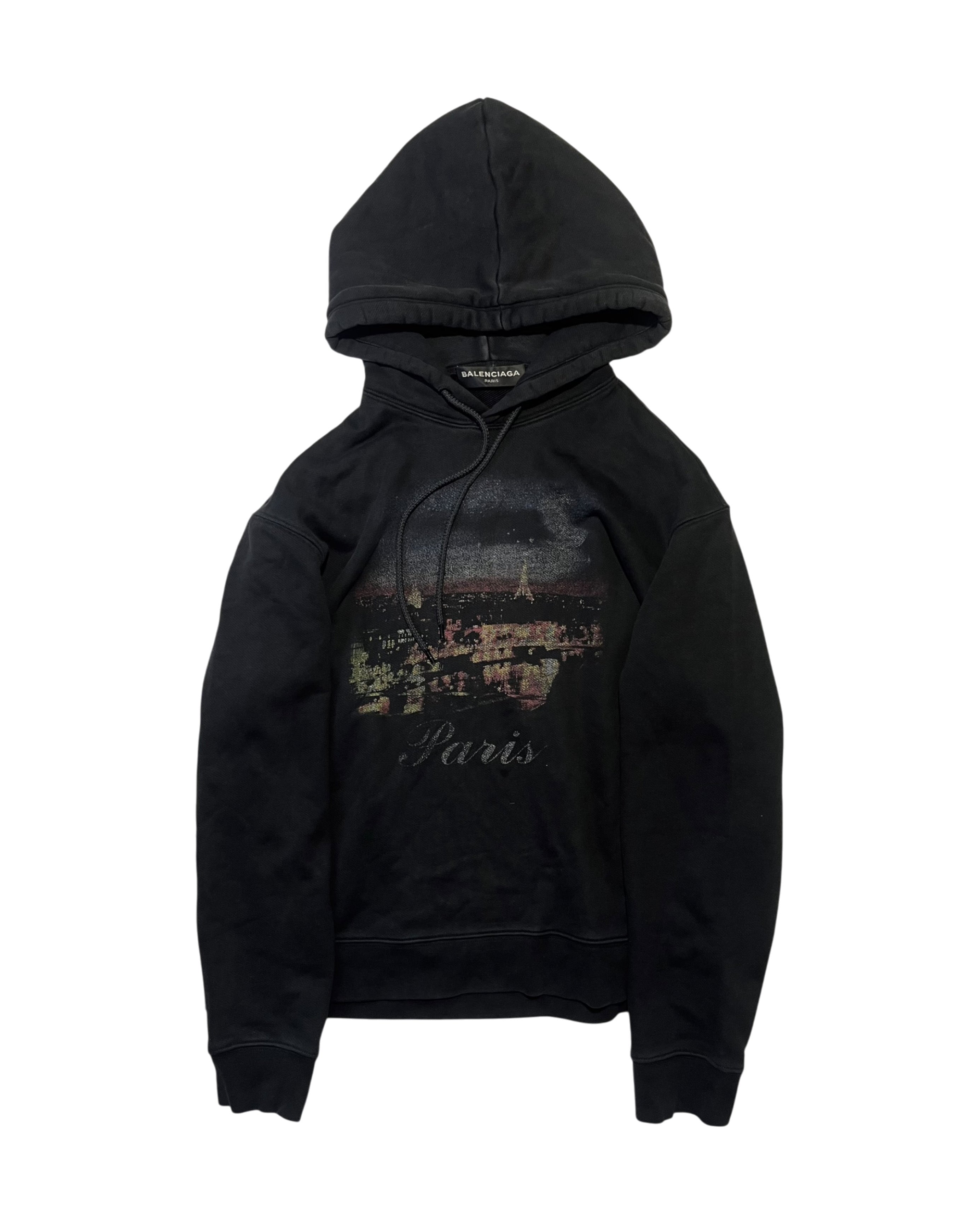 BALENCIAGA PARIS TOURIST HOODIE 2016
